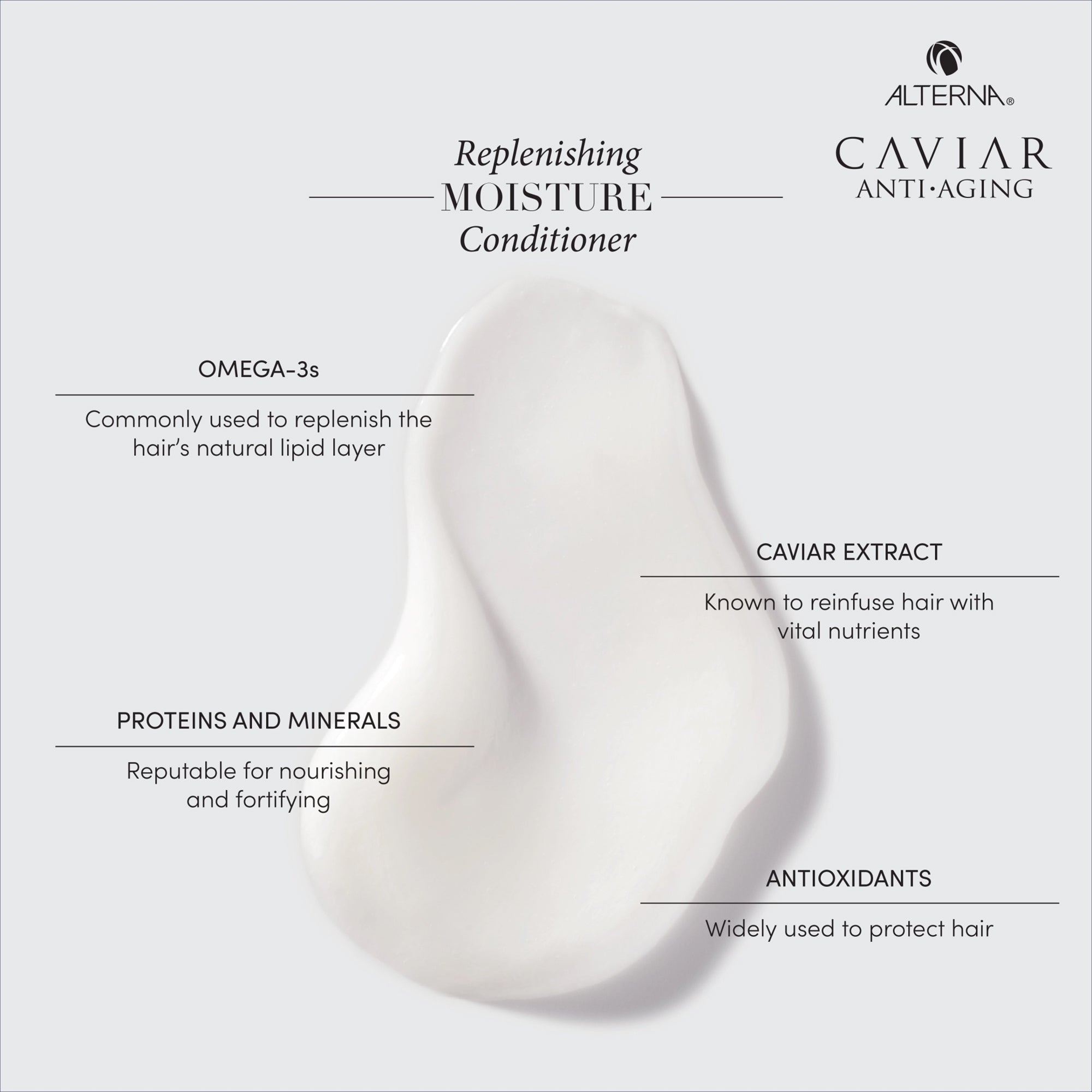 بلسم كافيار انتي-ايجينج ريبلينيشنج مويستشر لتصفيف الشعر