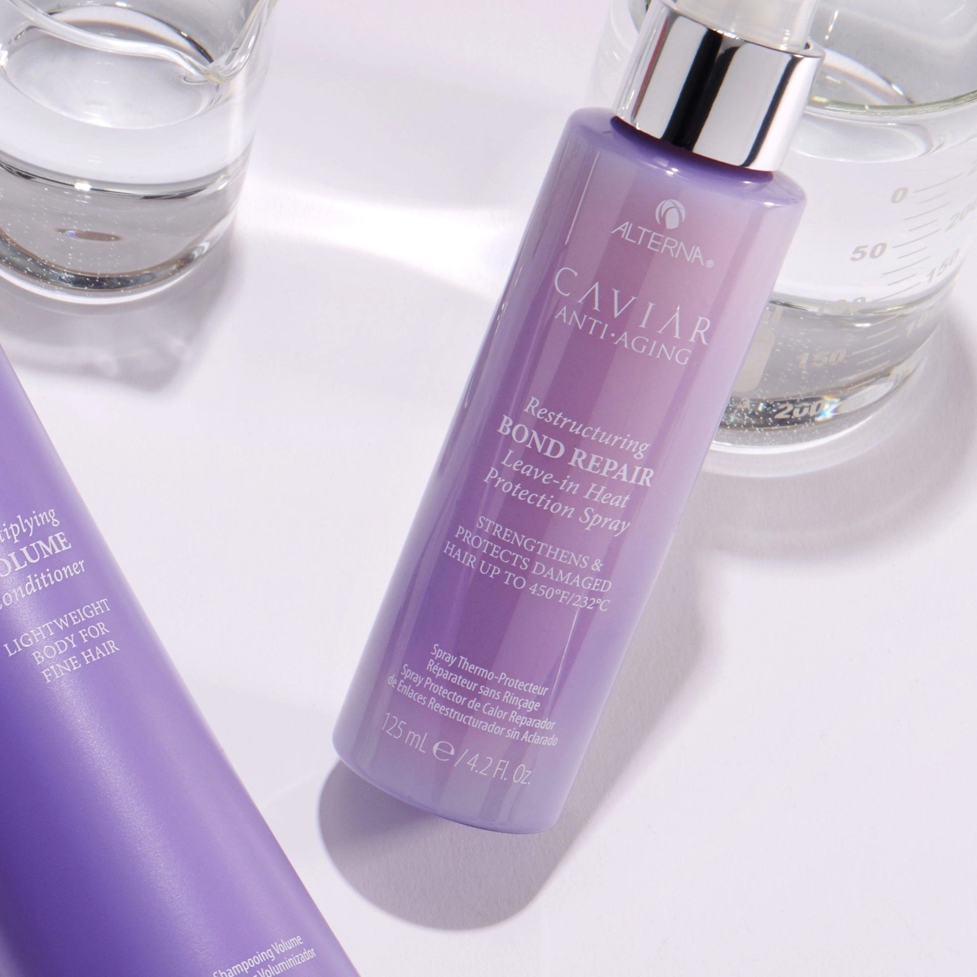 بخاخ حماية الشعر من الحرارة كافيار انتي-ايجينج ريستراكتشر بوند ريبير يترك على الشعر