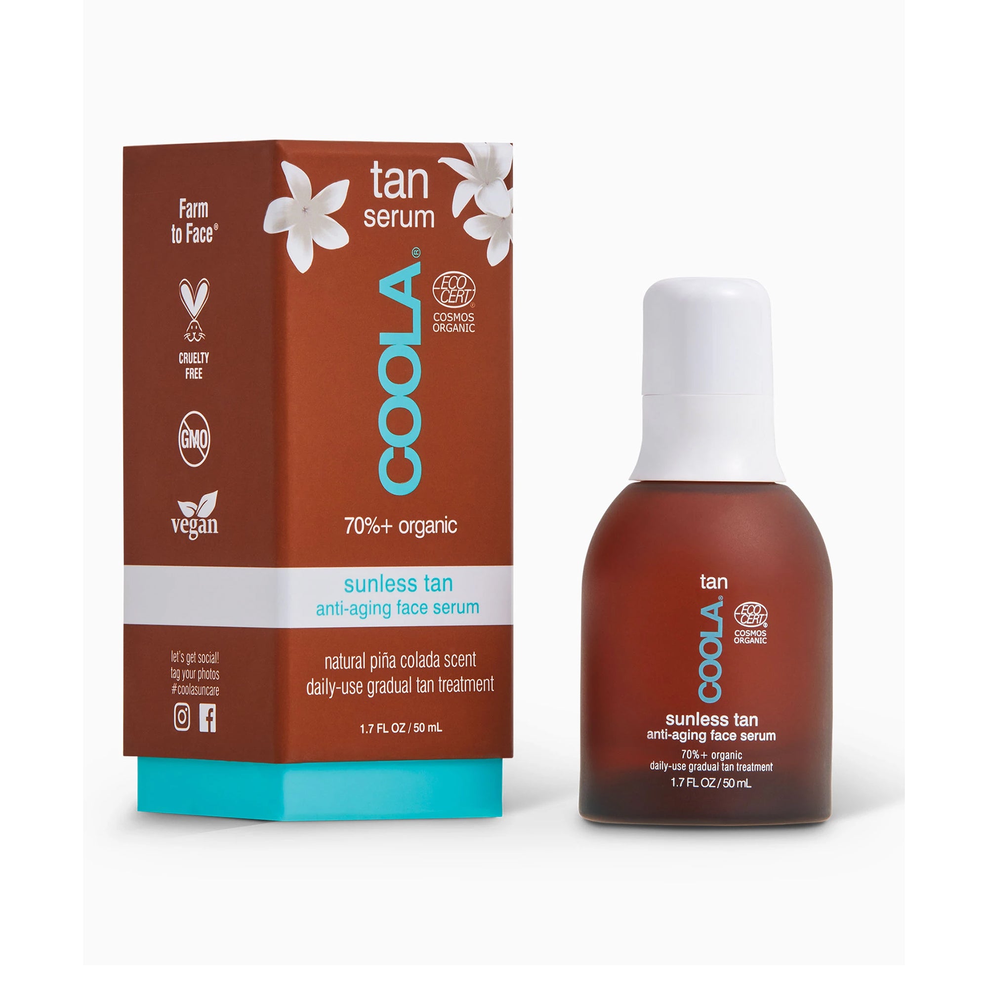 سيروم تسمير البشرة بدون الحاجة للشمس مقاوم لعلامات التقدم بالعمر