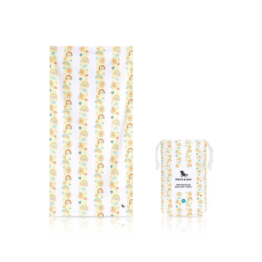 Rainbow Road Beach Towel
