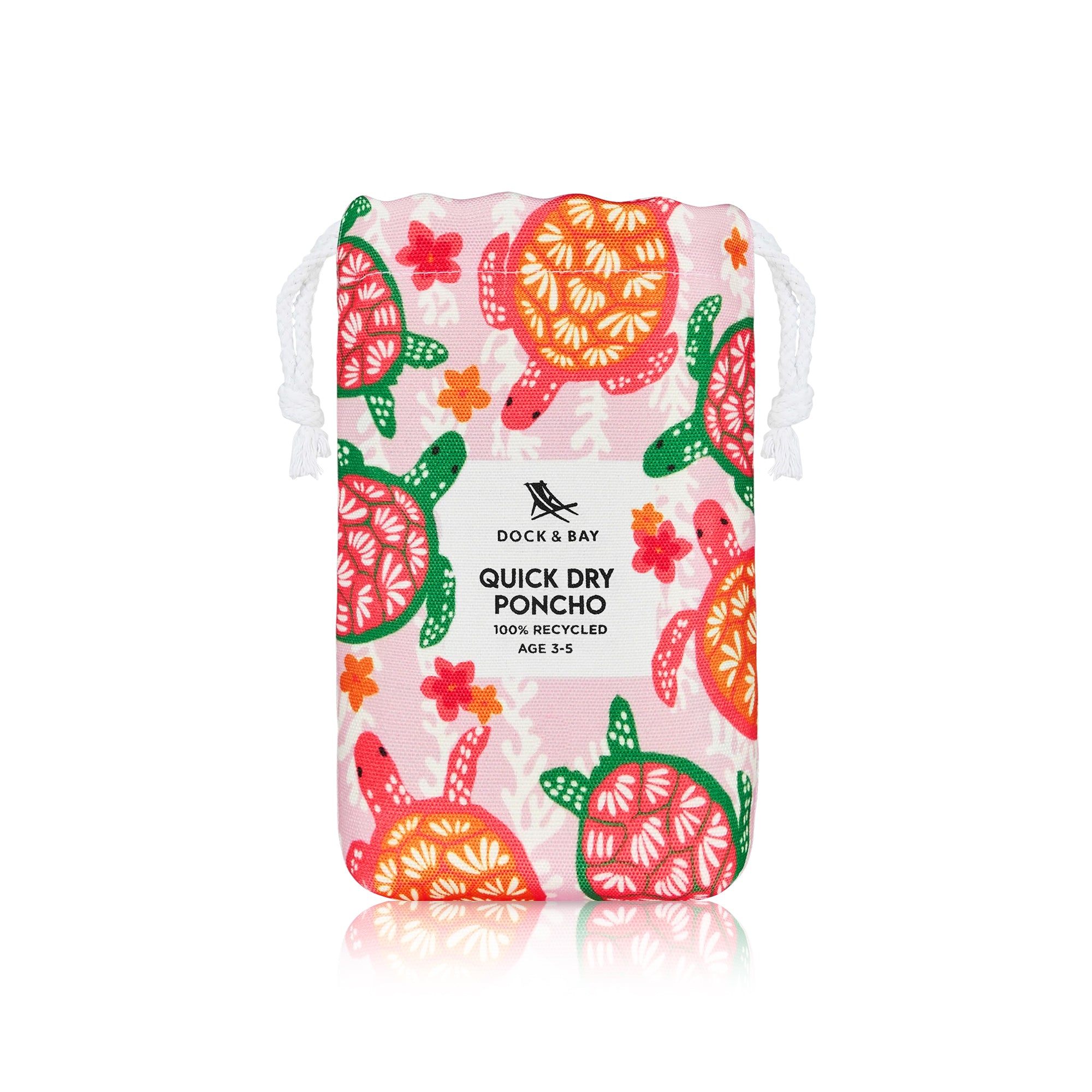 Turtley Tropical Poncho Towel