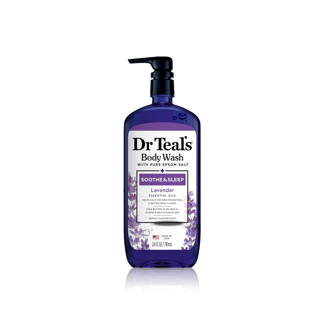 Body Wash with Pure Epsom Salt Soaking Solution Soothe & Sleep with Lavender