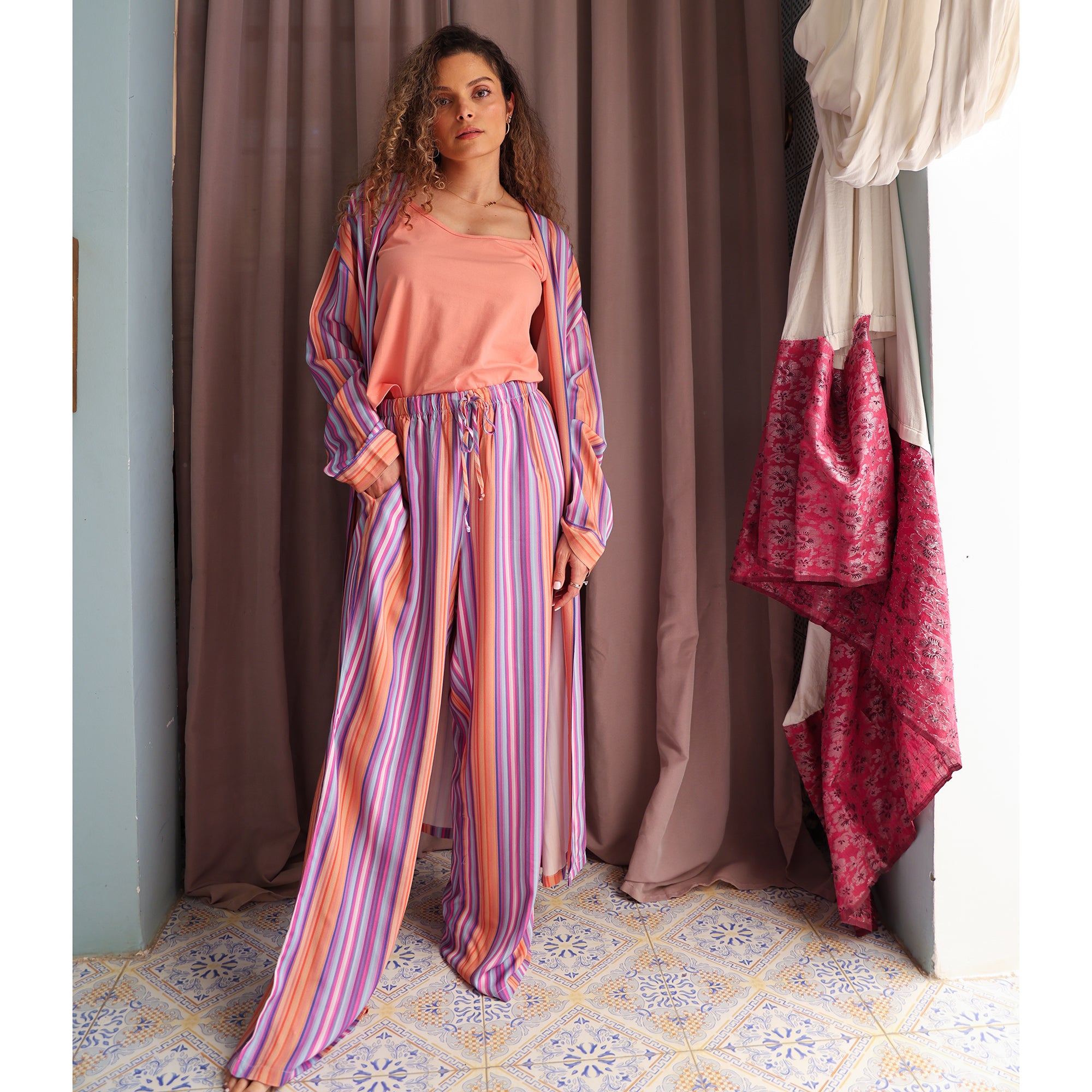 Sunset Stripes Set – Pants