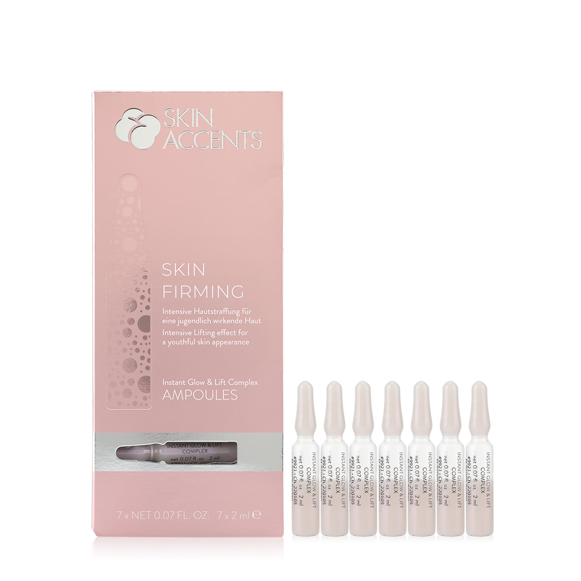 Skin Accents Instant Glow & Lift Complex Ampoules