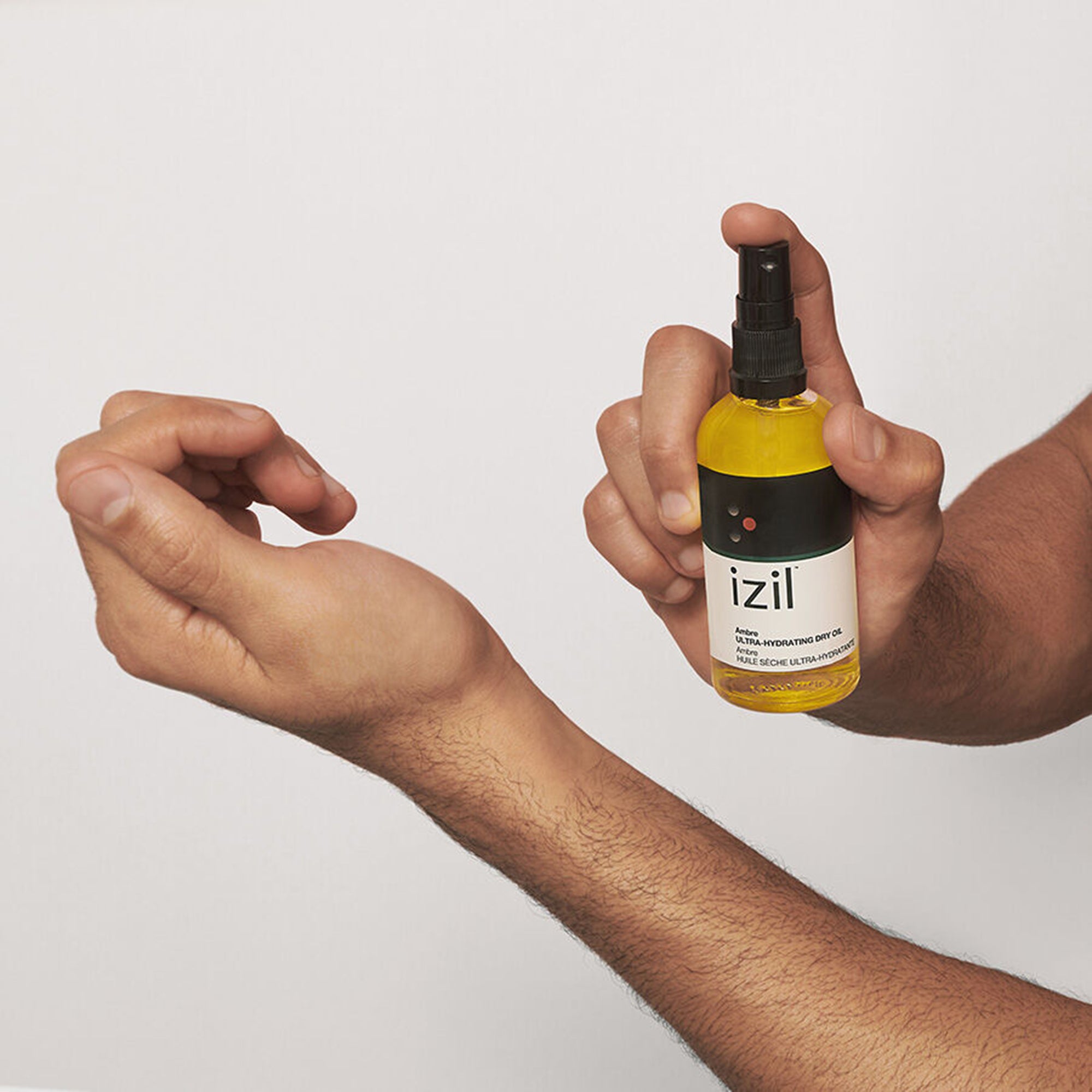 زيت جاف بالعنبر مرطب قوي للبشرة