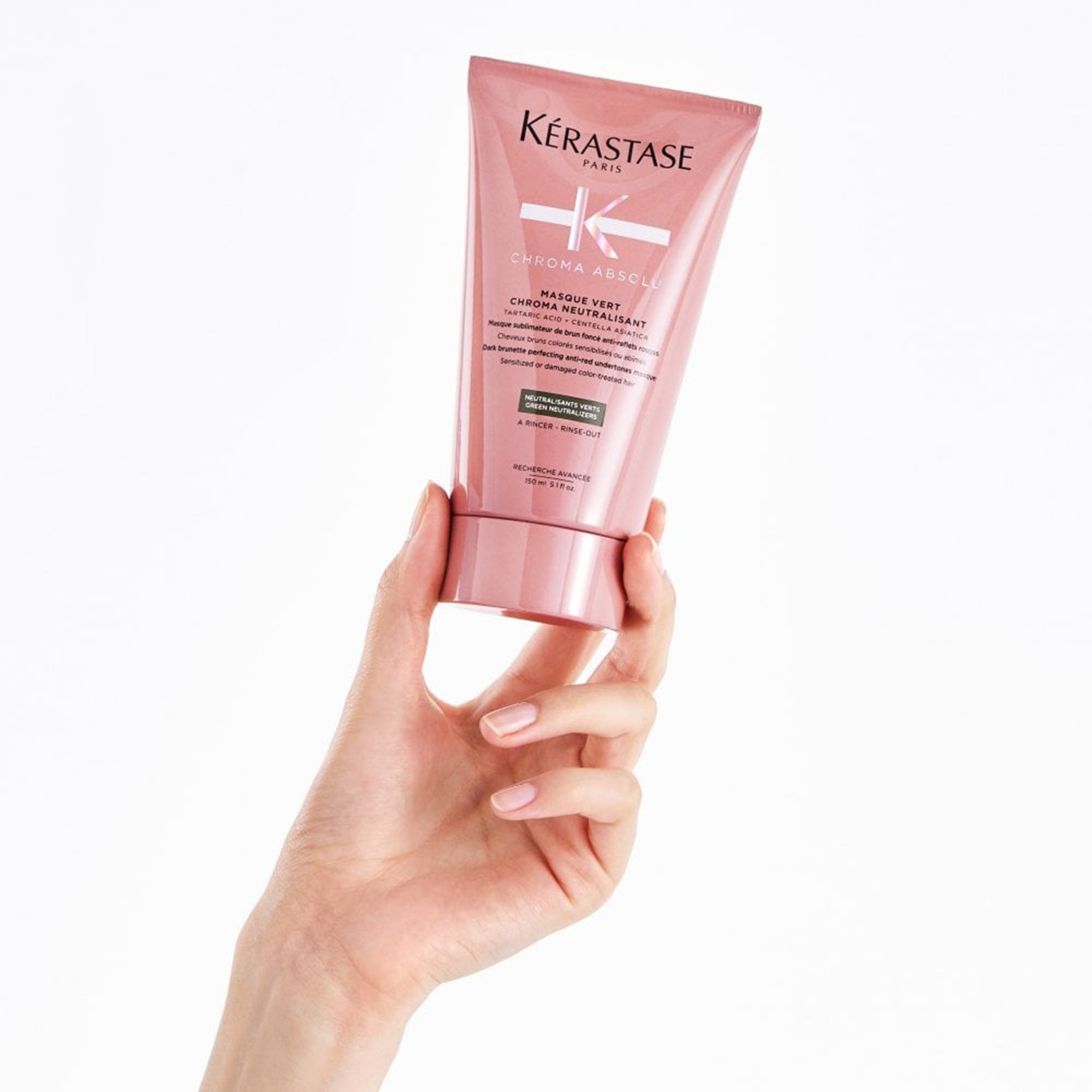 Chroma Absolu Masque Vert Chroma Neutralisant Dark Brunette Perfecting Anti-Red Undertones Masque