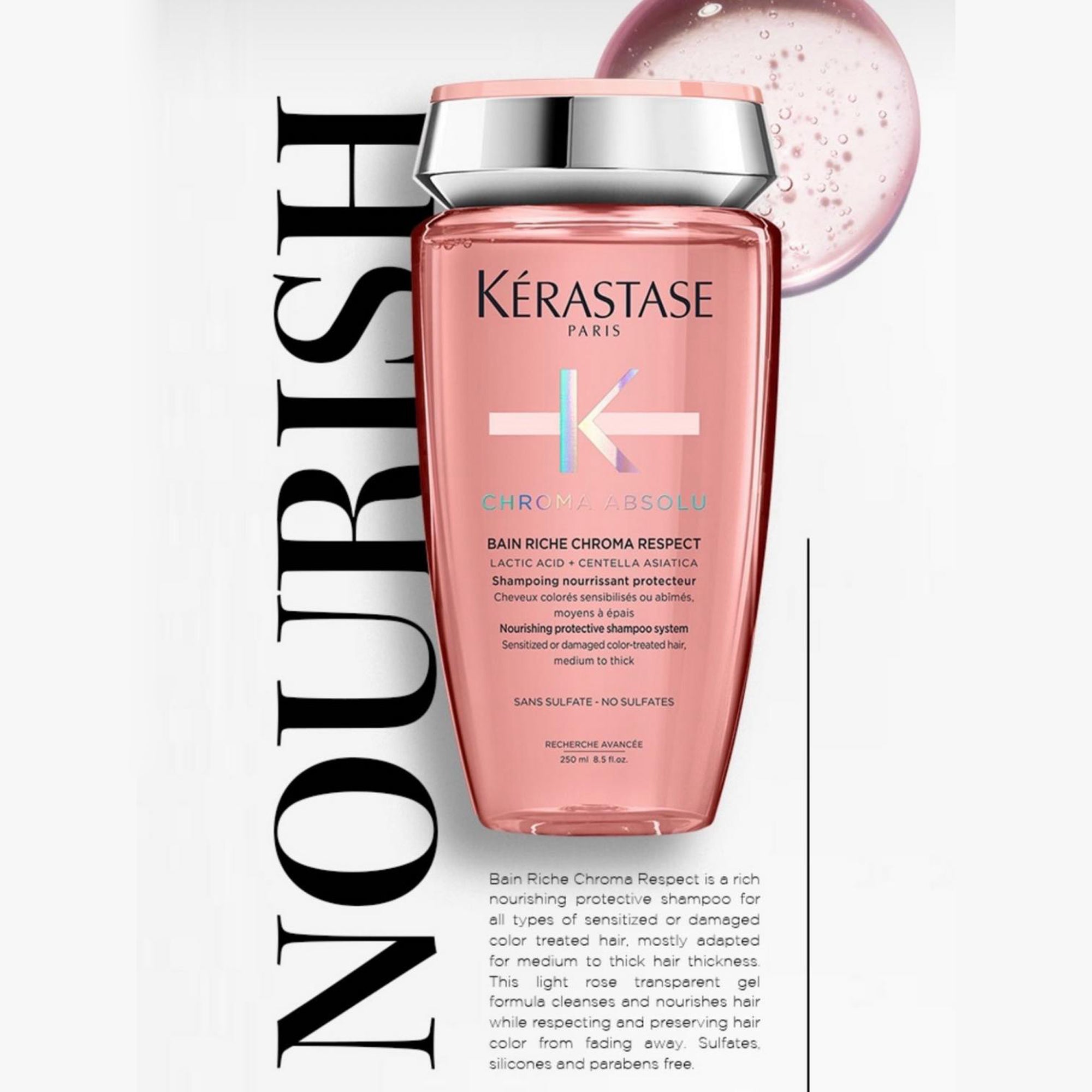 Chroma Absolu Bain Riche Chroma Respect Nourishing Protective Shampoo System