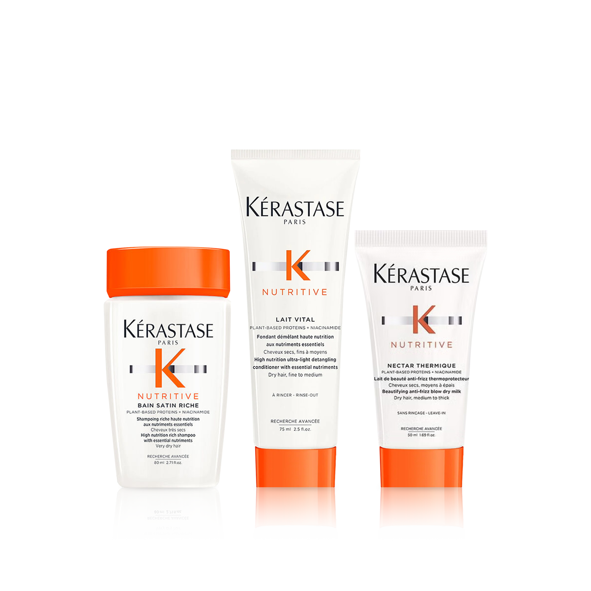 Nutrition Travel Size Essentials: Dry Hair Trio