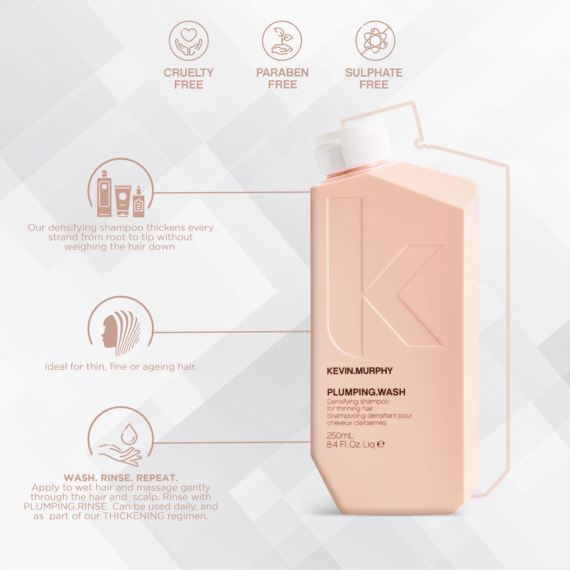Plumping.Wash Densifying Shampoo For Thinning Hair