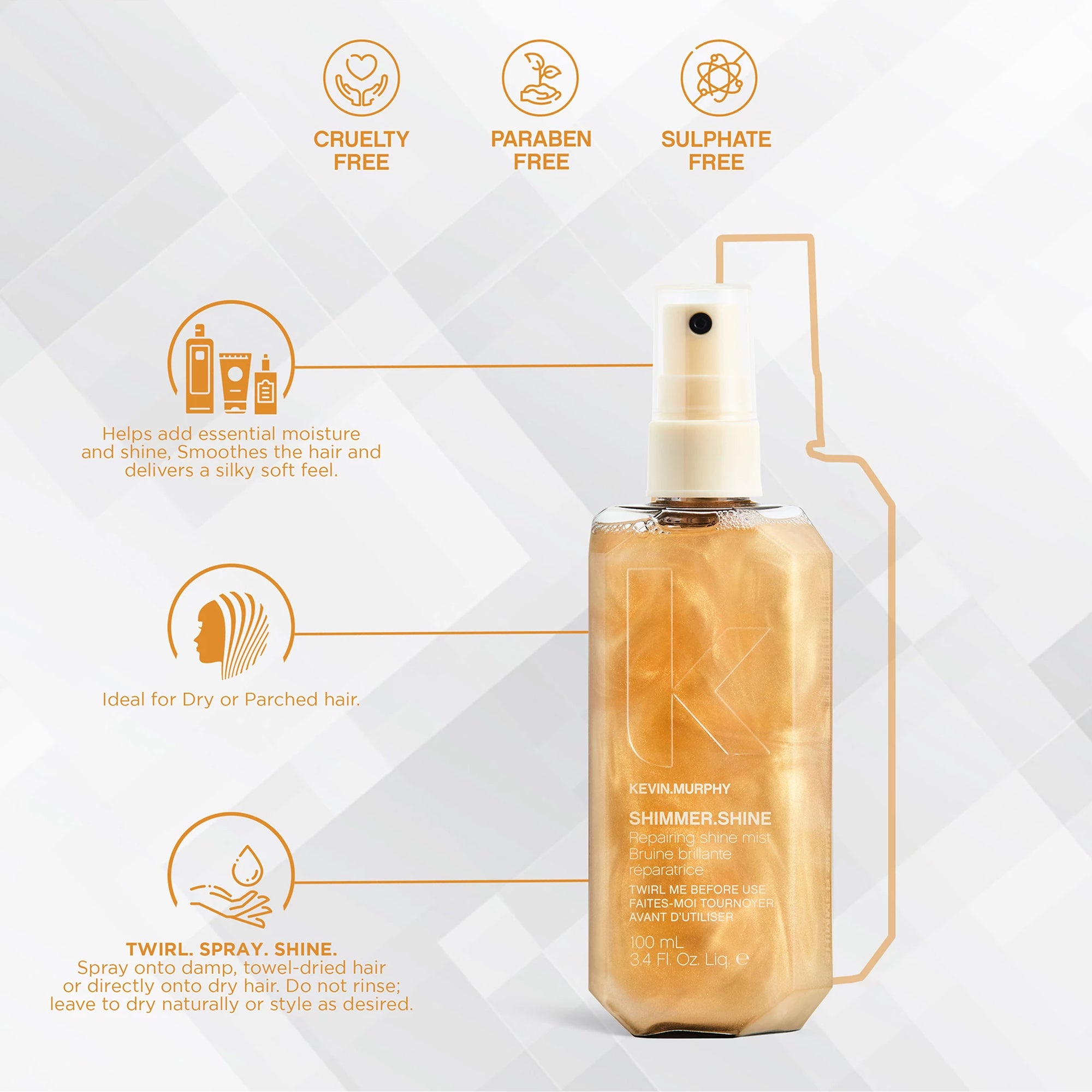 بخاخ شيمير.شاين لترميم الشعر