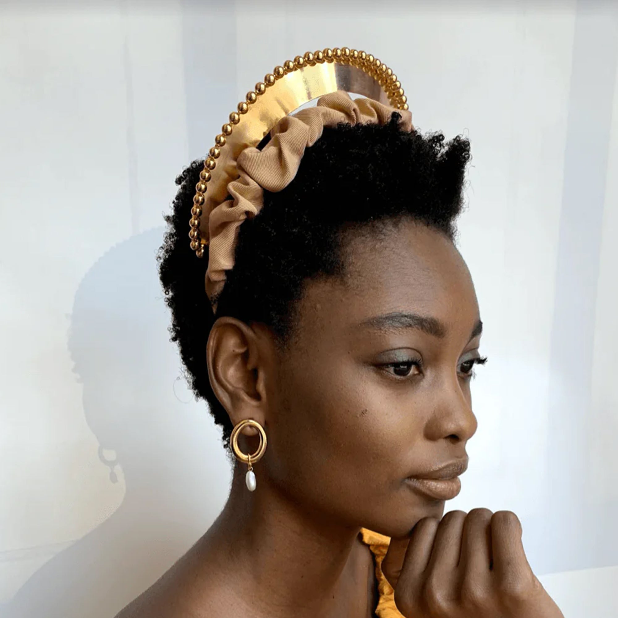 Lucia Ballchain Wide Crown Headband