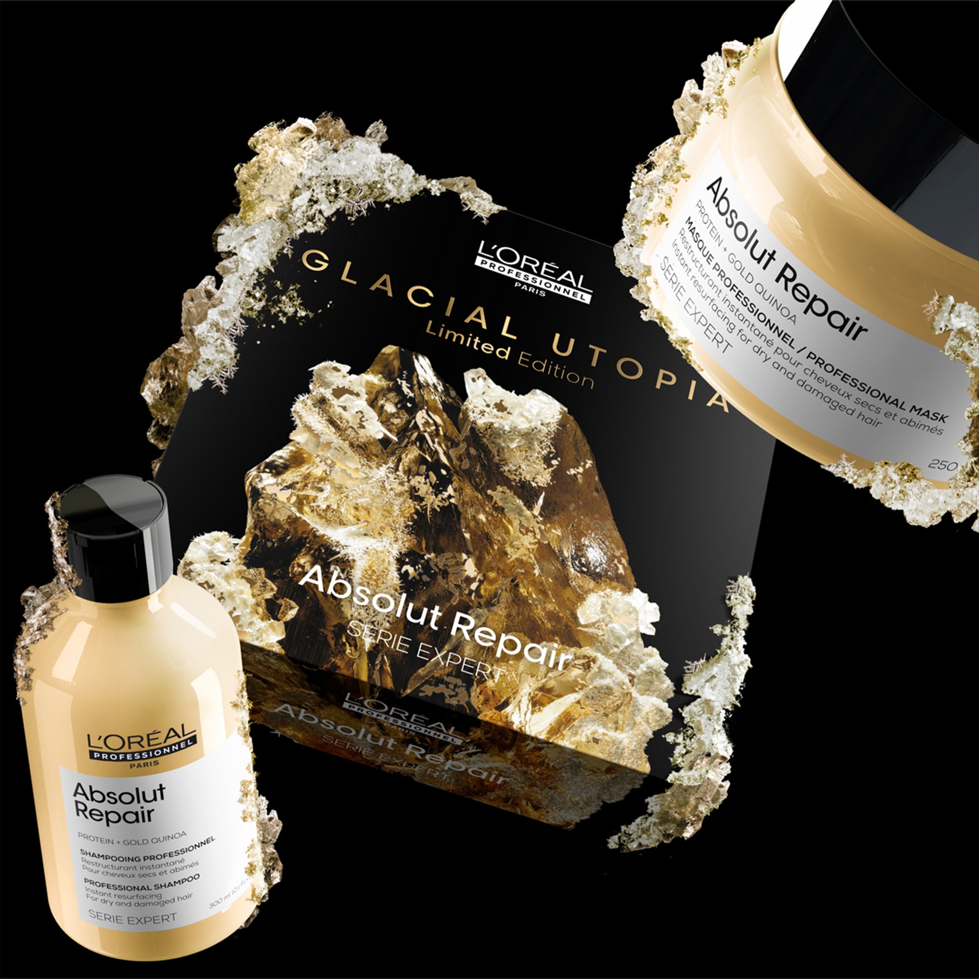 مجموعة أبسولوت ريبير مون كبسول الإصدار المحدود للعناية بالشعر