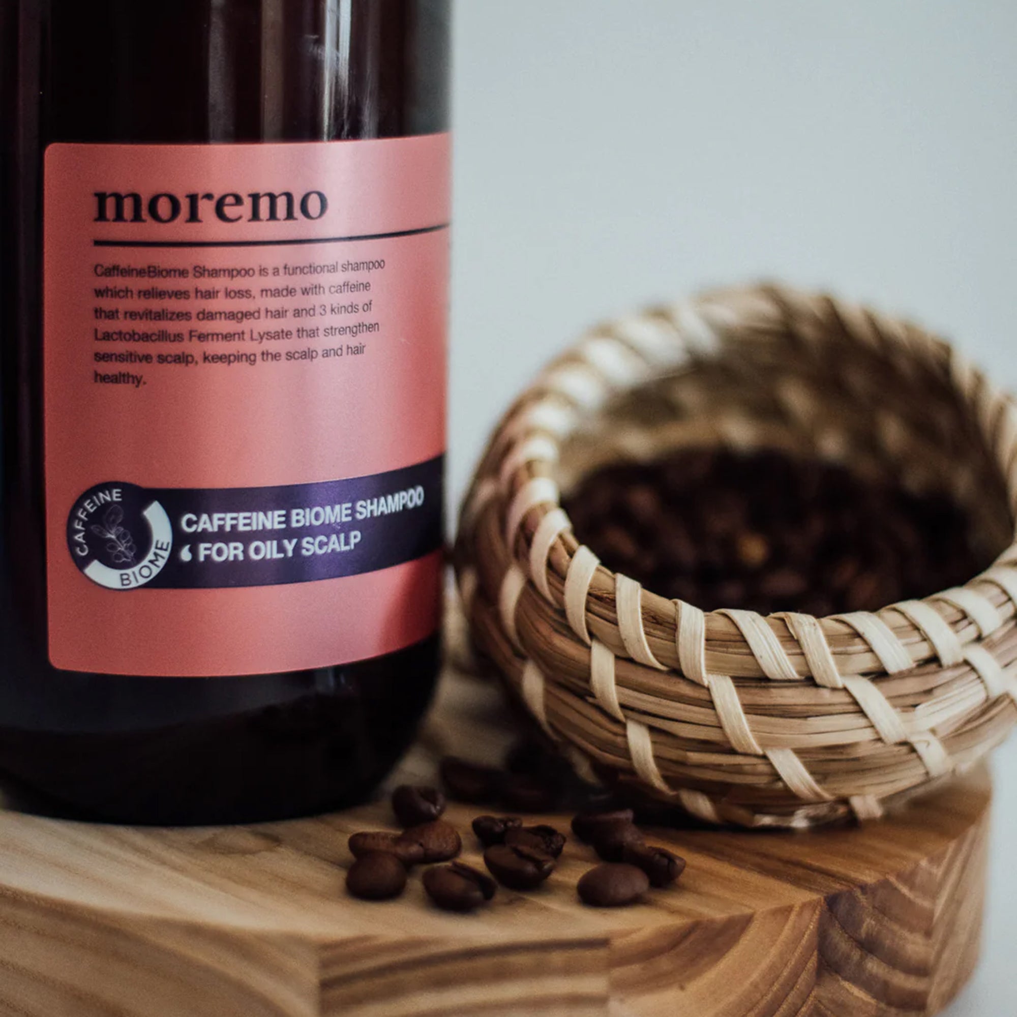 شامبو كافيين بيوم للشعر الدهني