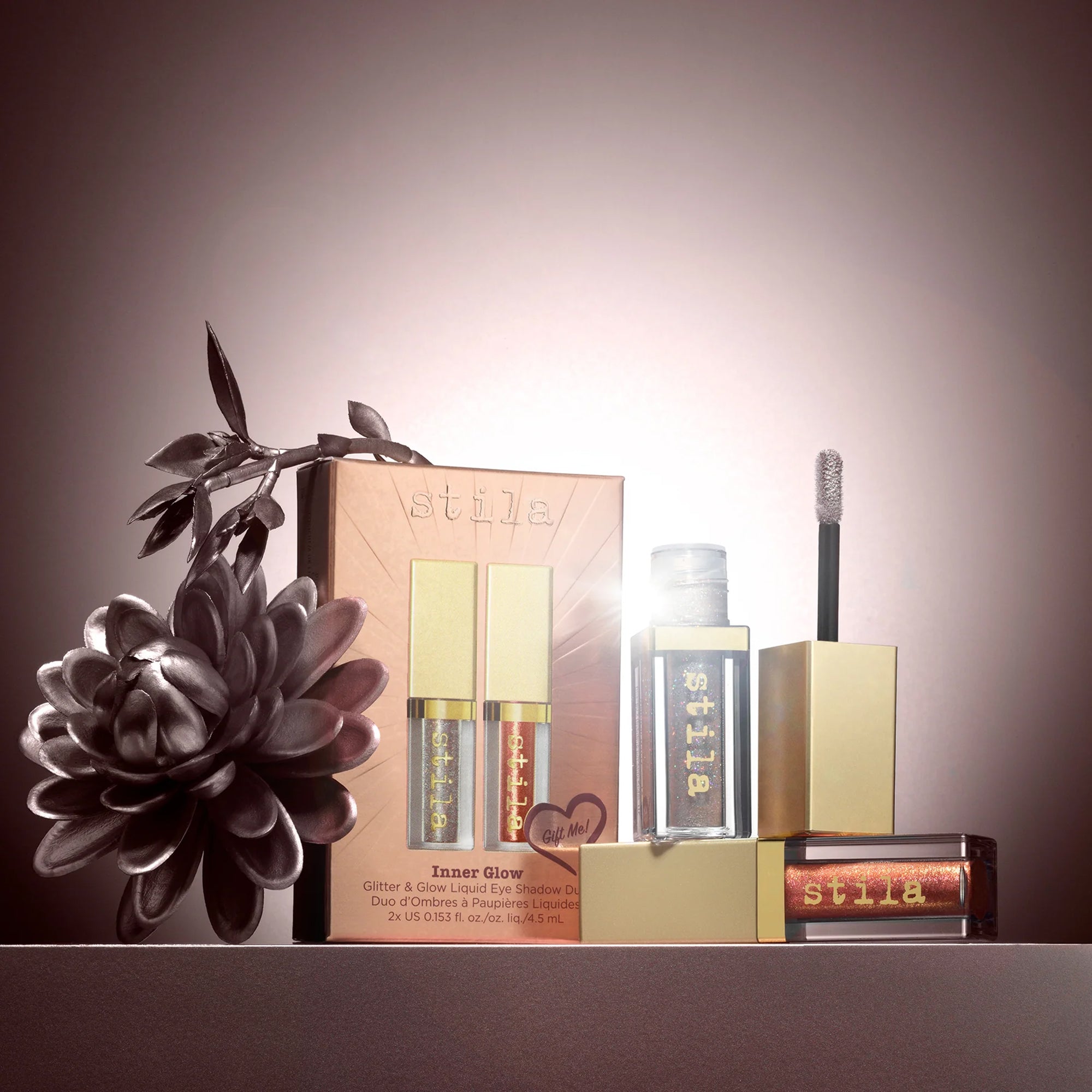 ظل العيون السائل أنير جولد جليتير أند جلو ثنائي