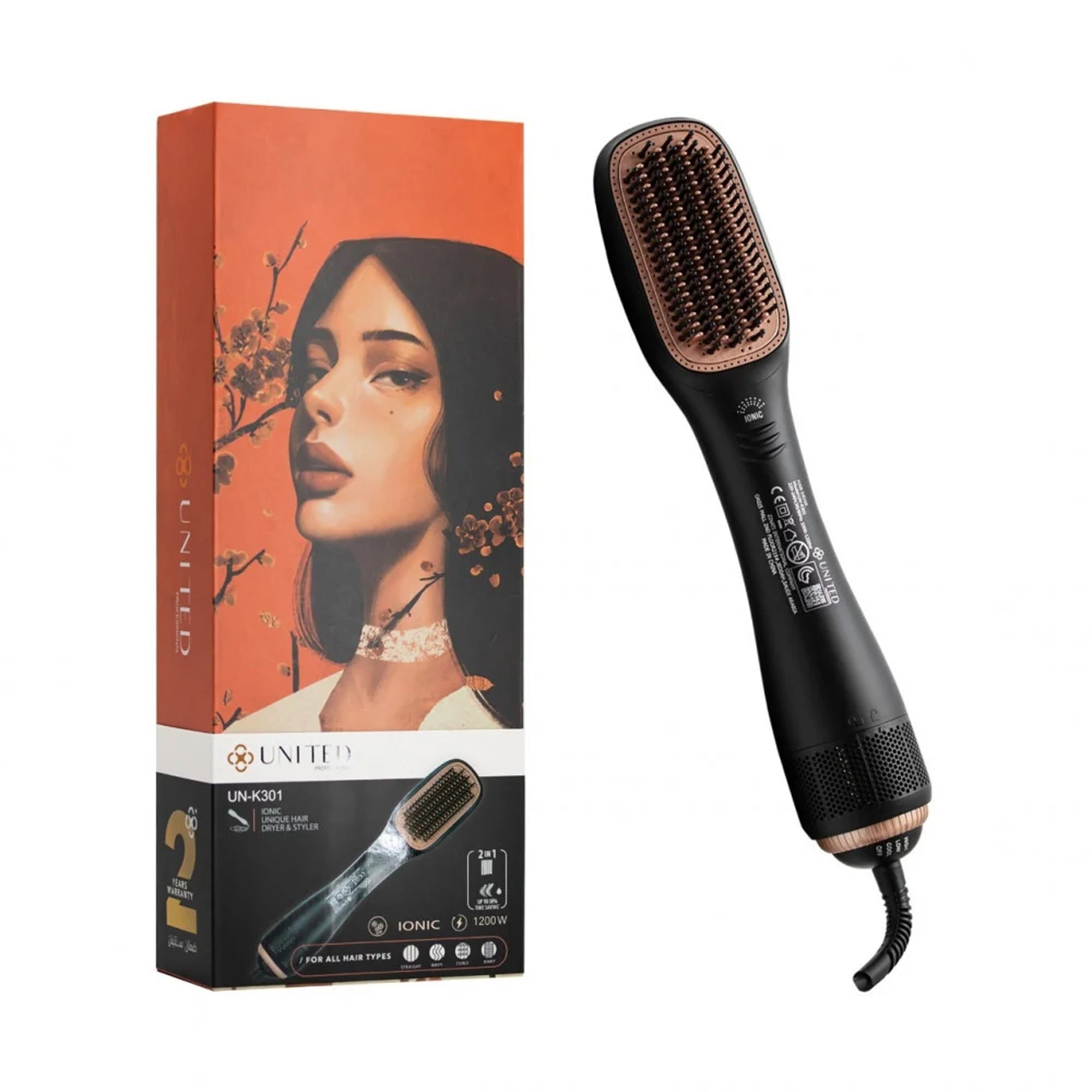 2 In 1 Hair Dryer & Styler