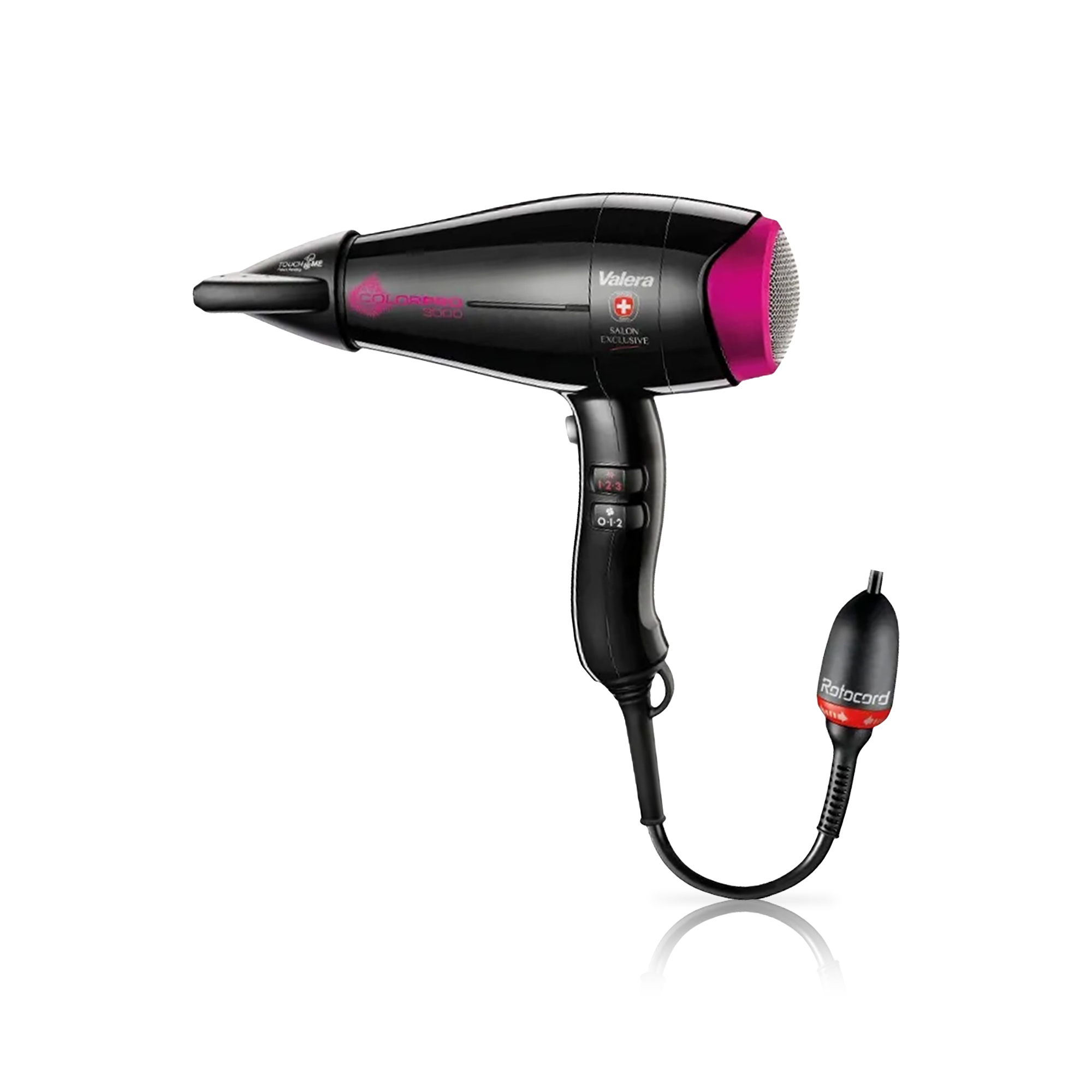 Hair Dryer COLOR PRO 3000 with Rotocord - Black