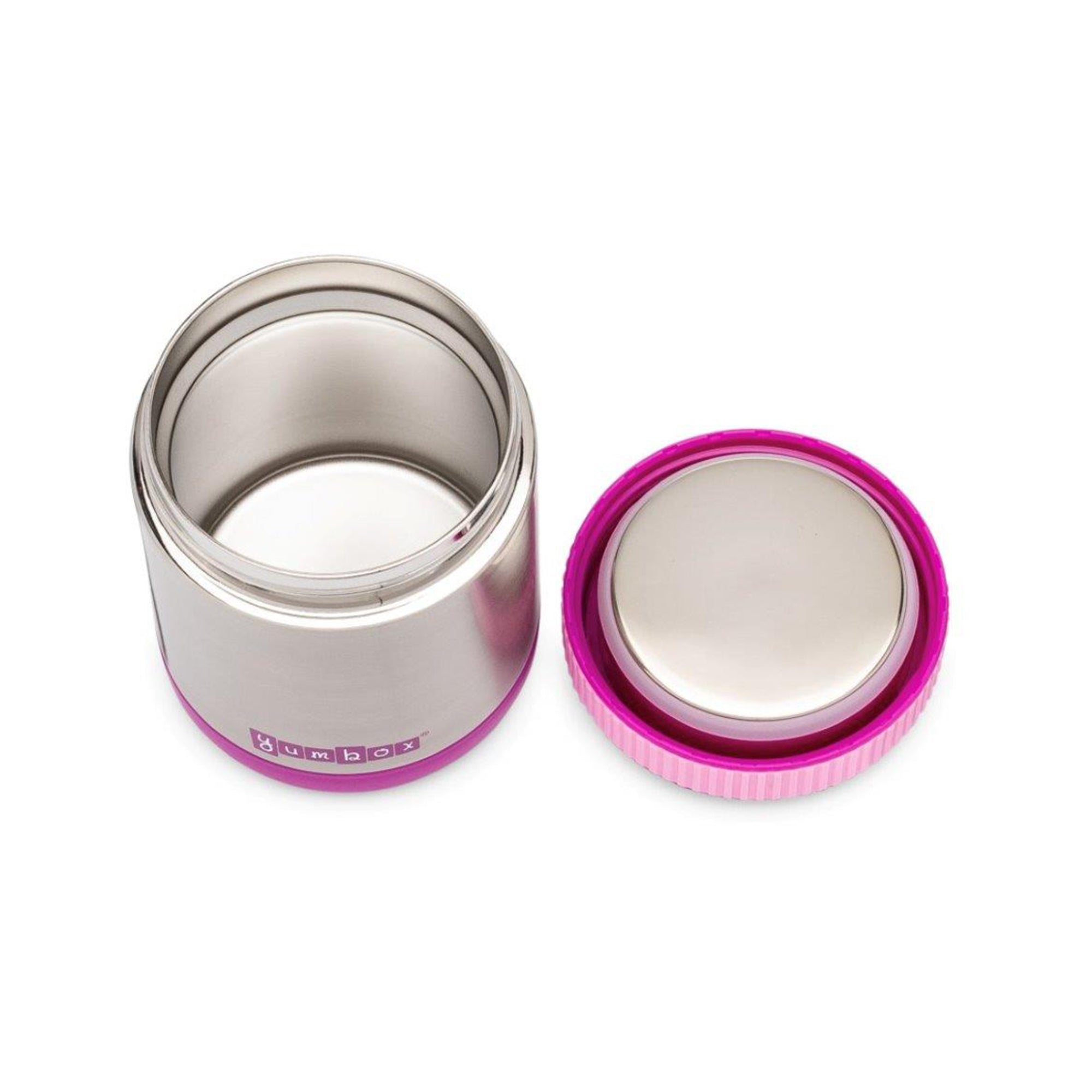 Purple Zuppa Food Jar with Spoon and Band