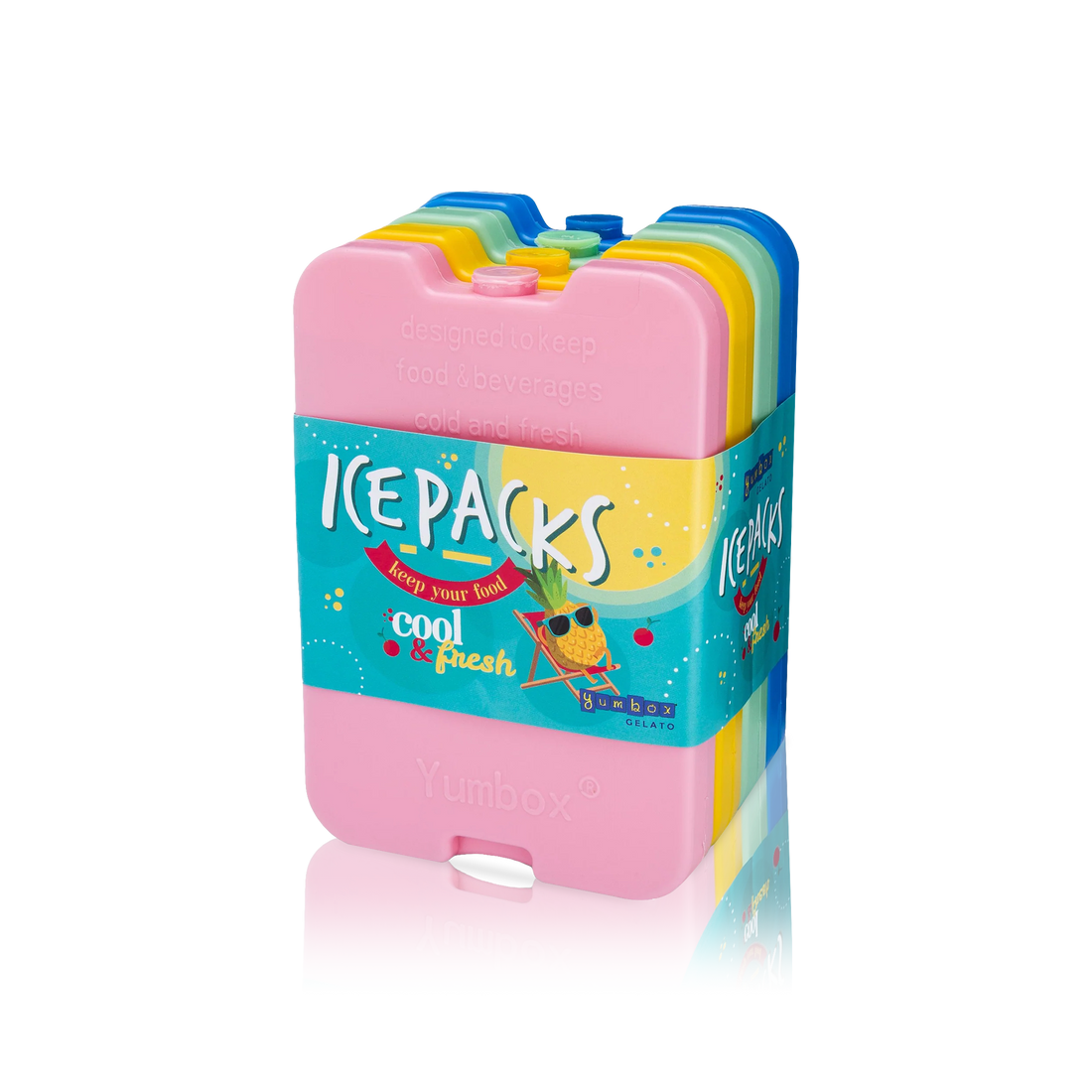 Slim Ice Packs - Set of 4