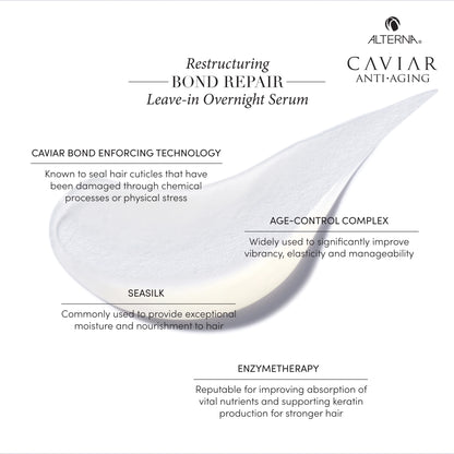 Caviar Anti-Aging Restructuring Bond Repair Leave-In Overnight Serum