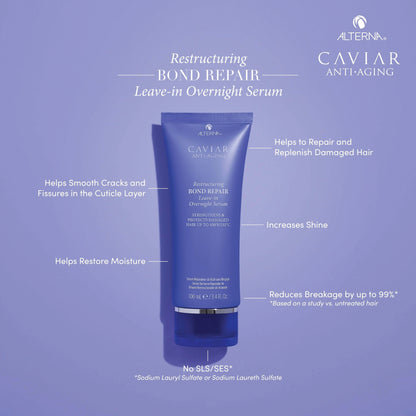 Caviar Anti-Aging Restructuring Bond Repair Leave-In Overnight Serum