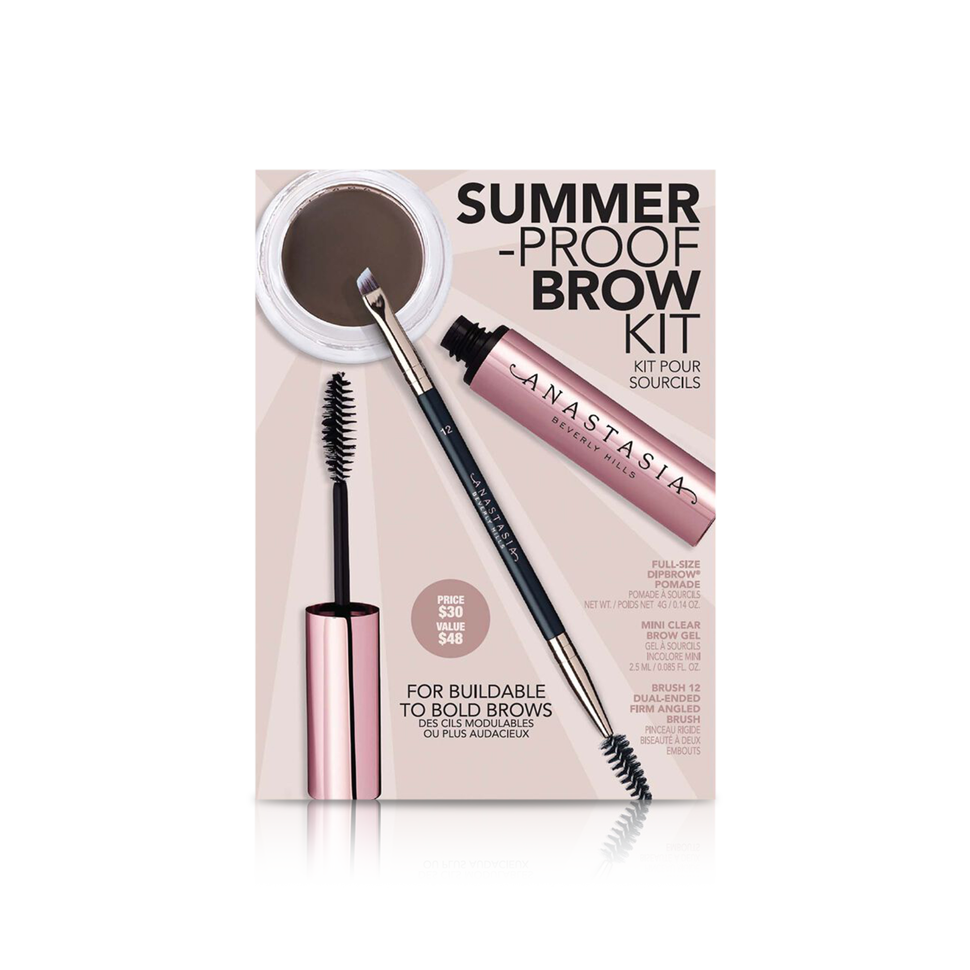 Anastasia Beverly Hills Summer Proof Brow Kit NumberC