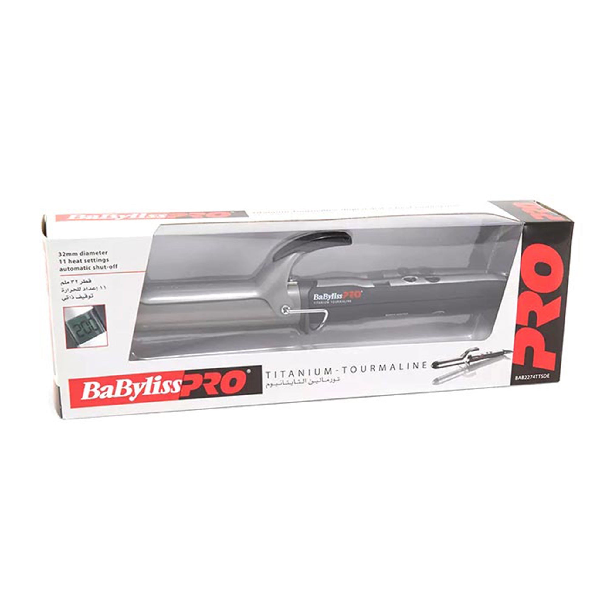 Titanium Tourmaline Curling Iron - 19mm