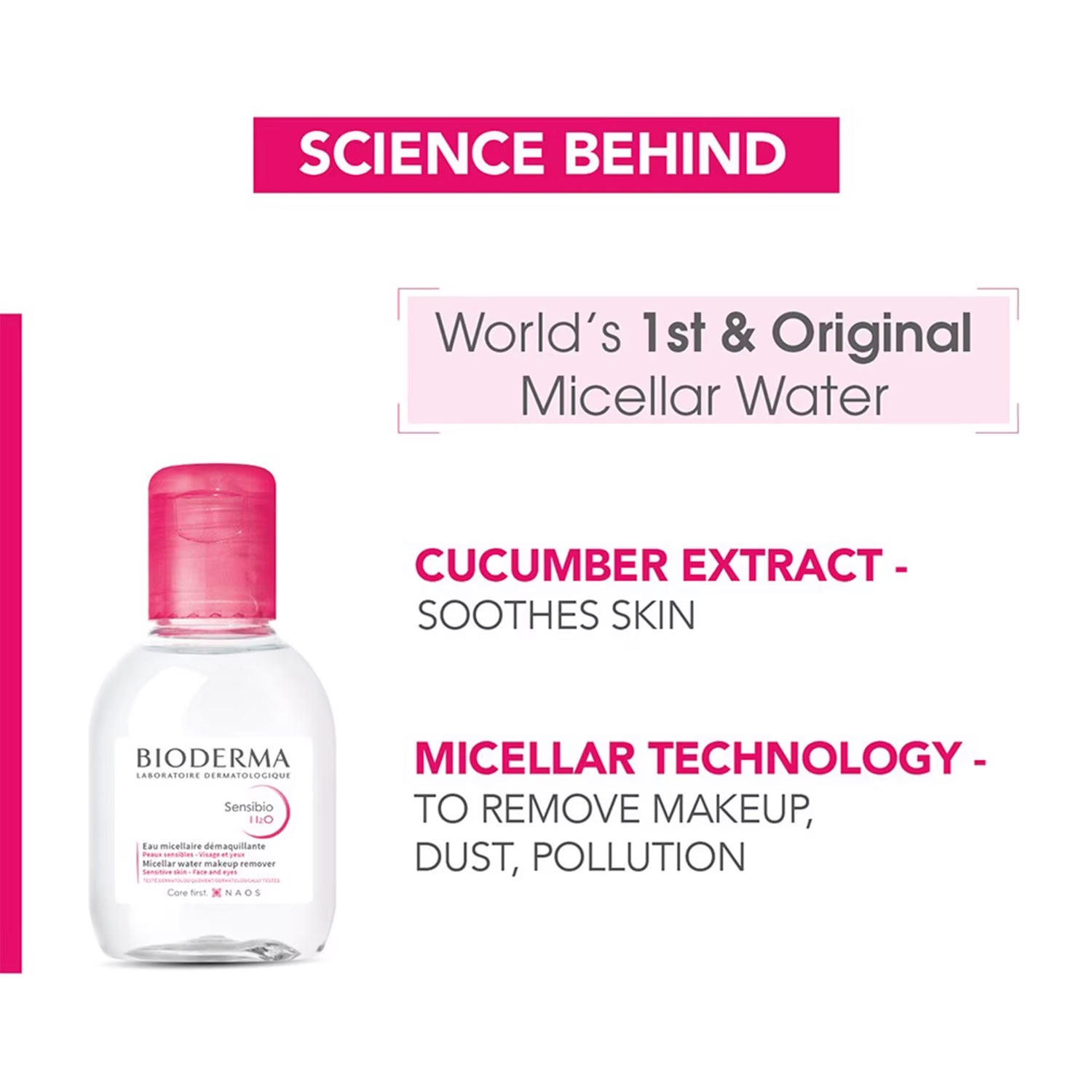 Sensibio H2O Micellar Water Makeup Remover