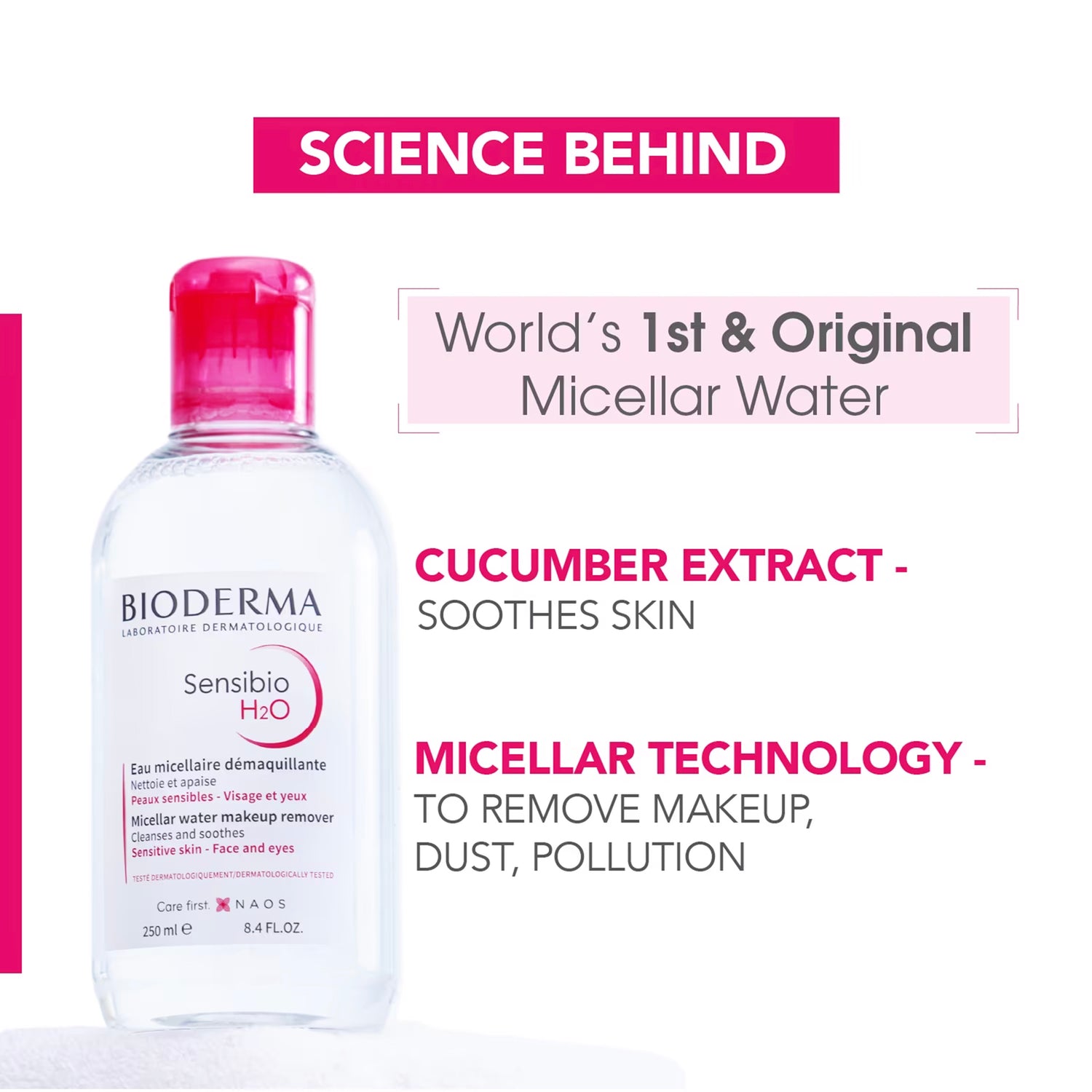 Sensibio H2O Micellar Water Makeup Remover