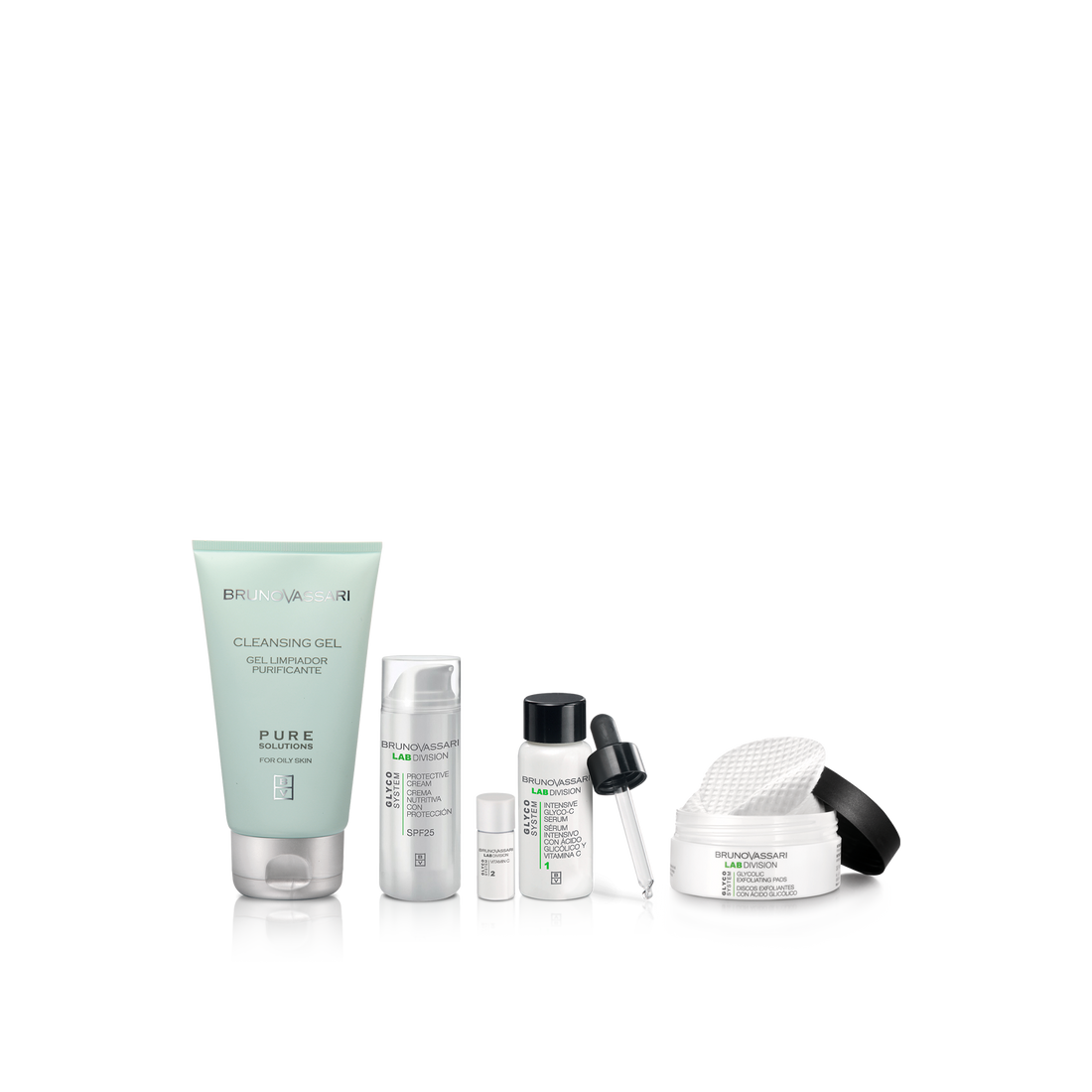 Bruno Vassari Glyco System Skin Renewal &amp; Protection Set