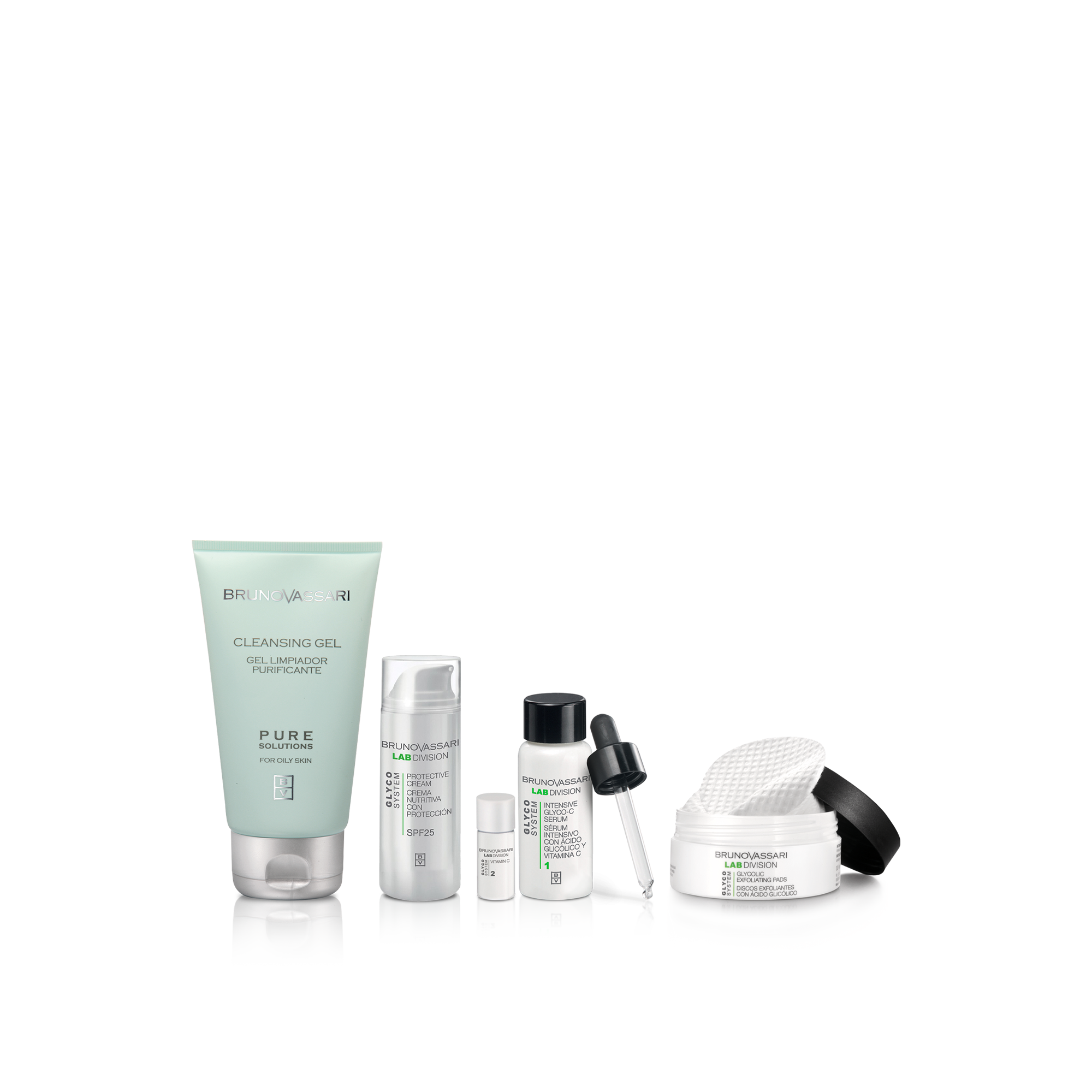 Bruno Vassari Glyco System Skin Renewal &amp; Protection Set