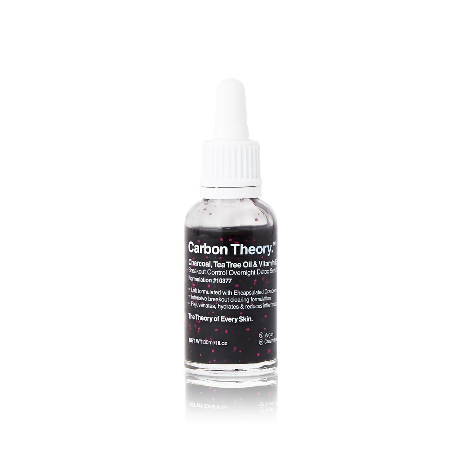 Charcoal, Tea Tree Oil &amp; Vitamin E Overnight Detox Serum