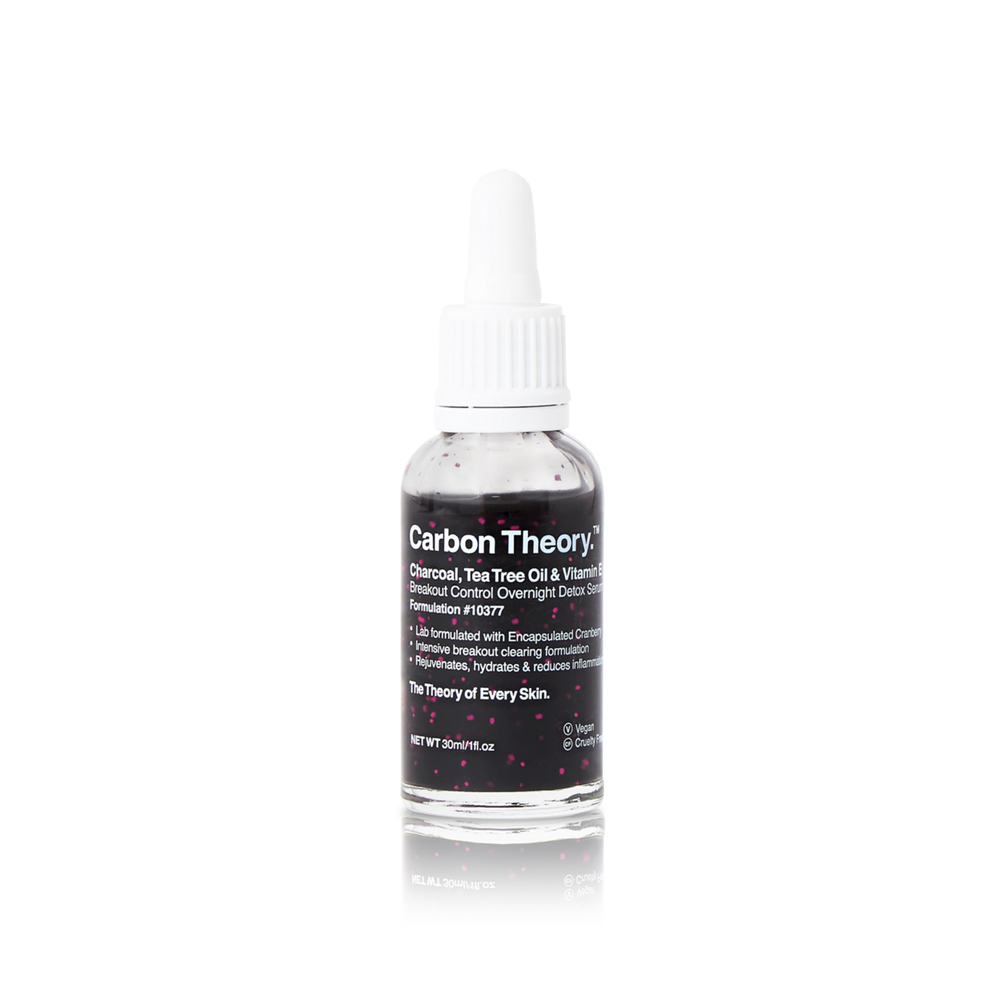 Charcoal, Tea Tree Oil &amp; Vitamin E Overnight Detox Serum