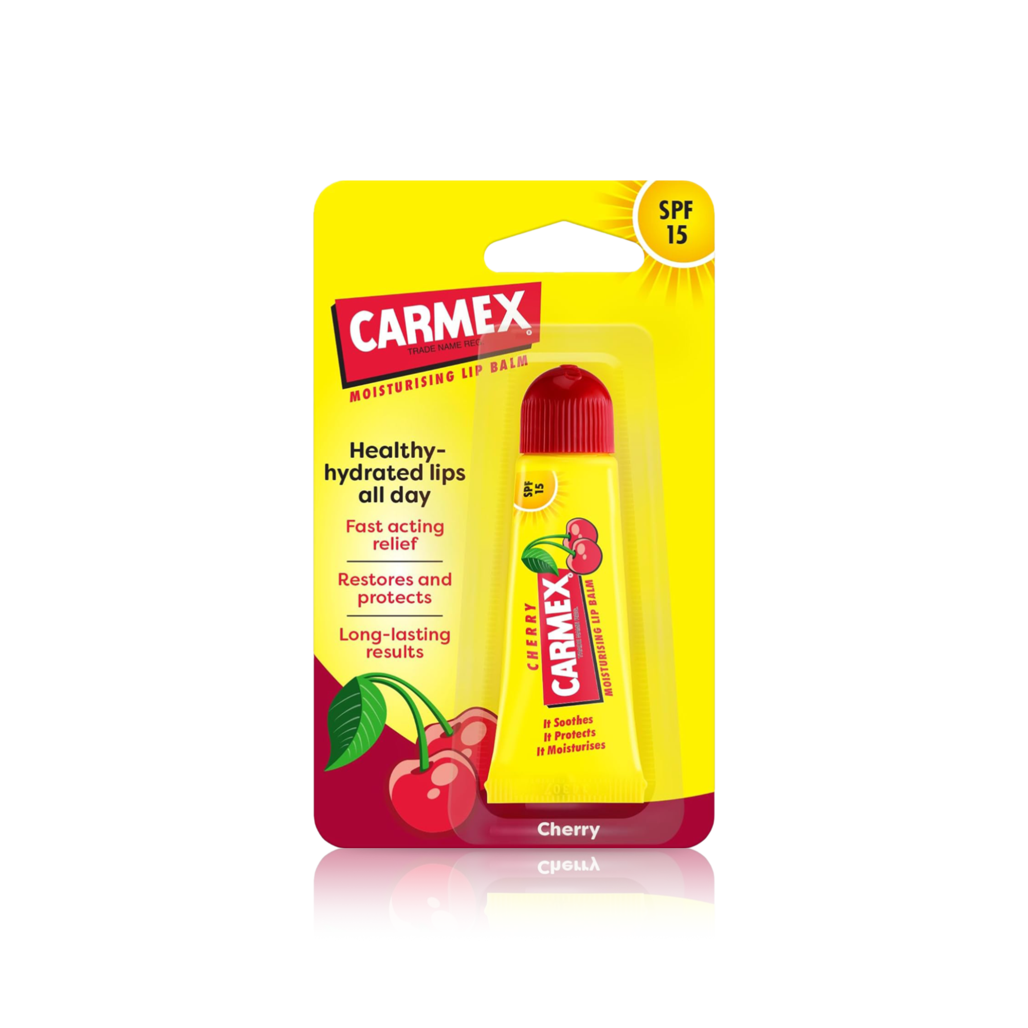 Cherry Flavored Lip Balm Tube