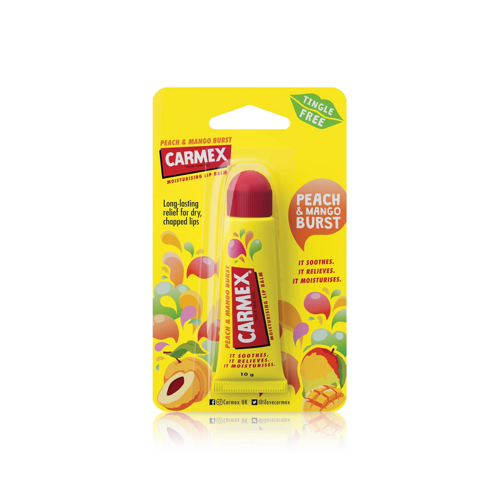 Peach & Mango Moisturizing Lip Balm Tube