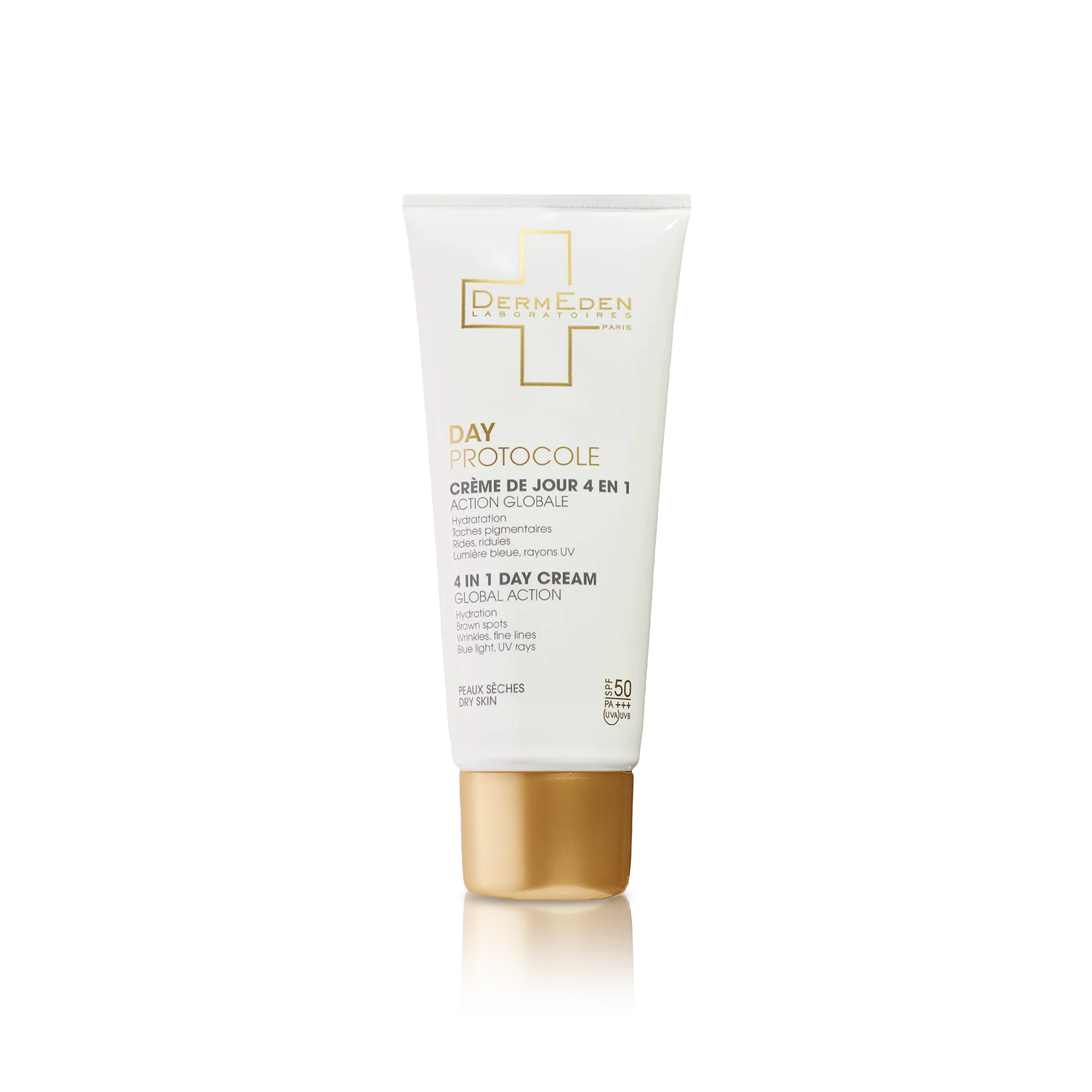 Day Protocole 4 In 1 Day Cream Global Action SPF50 For Dry Skin