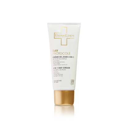 Day Protocole 4 In 1 Day Cream Global Action SPF50 For Dry Skin