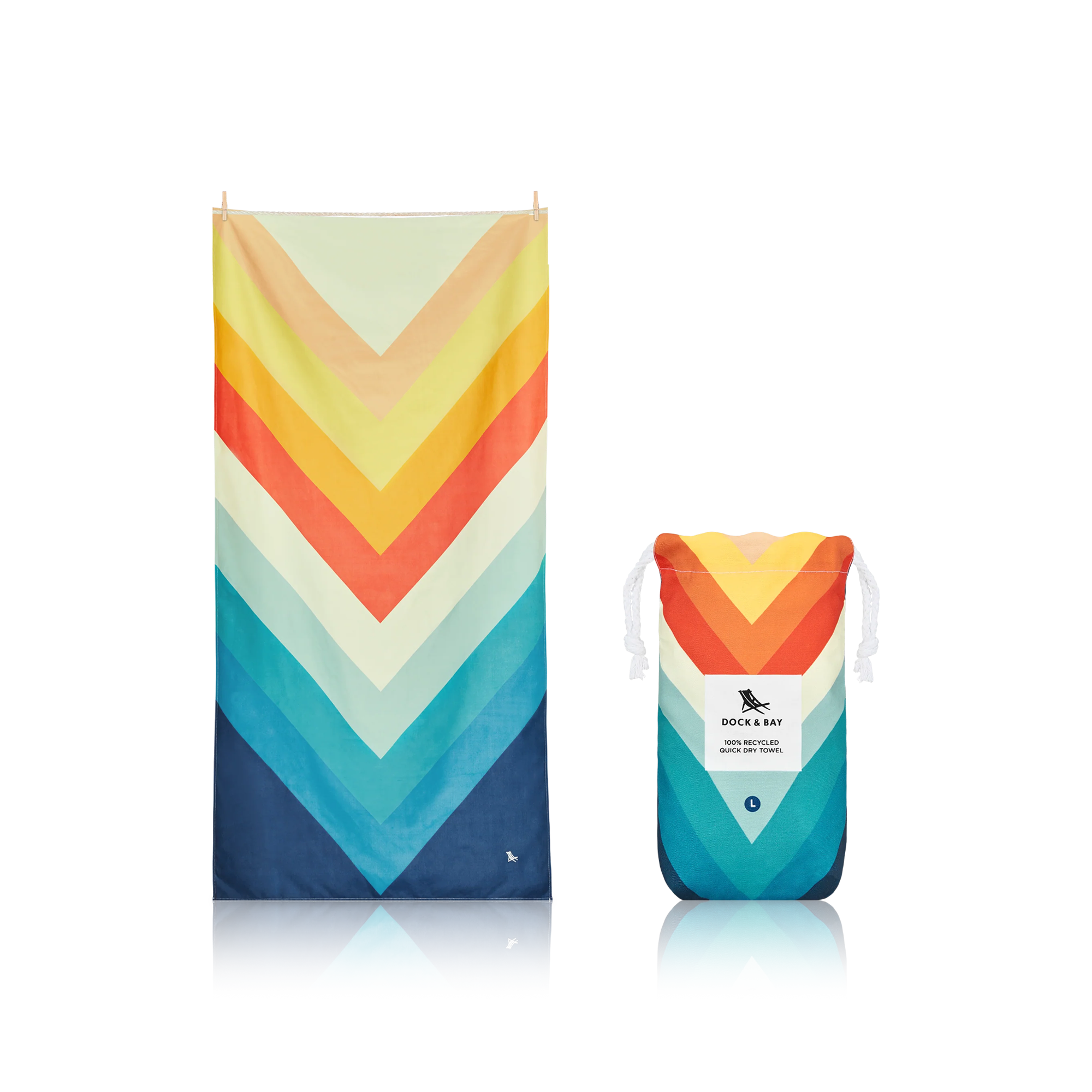 Chevron Chic Beach Towel