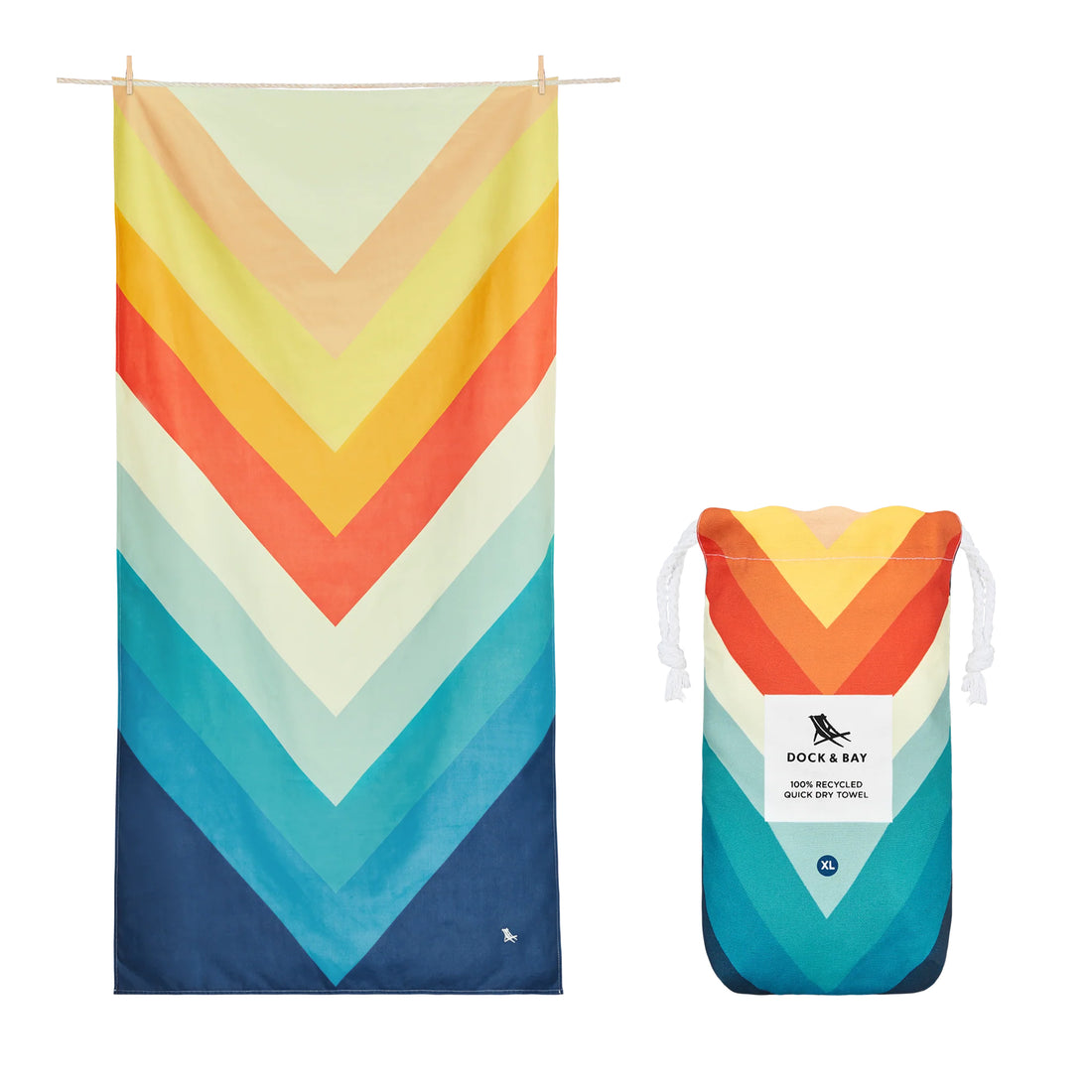 Chevron Chic Beach Towel
