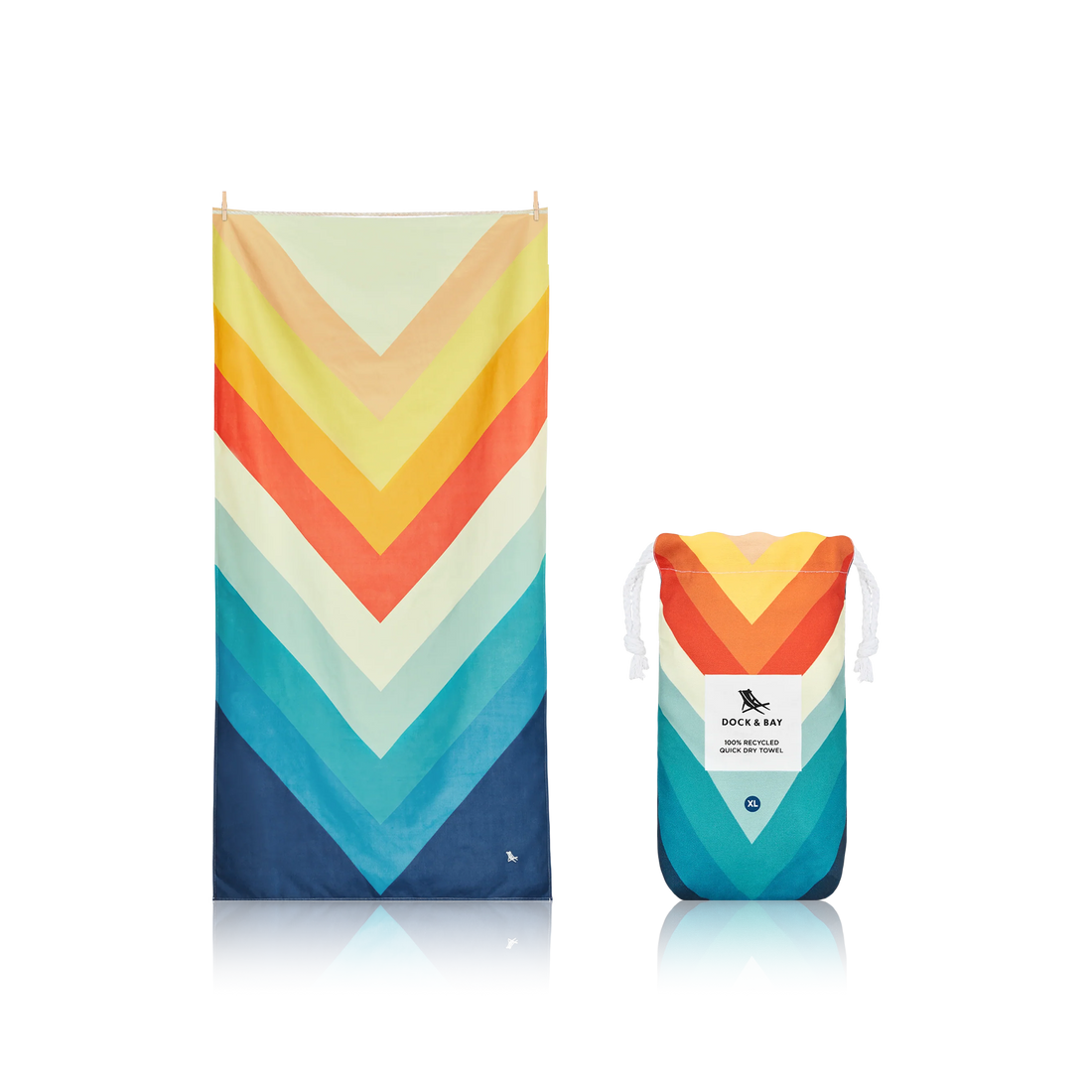 Chevron Chic Beach Towel