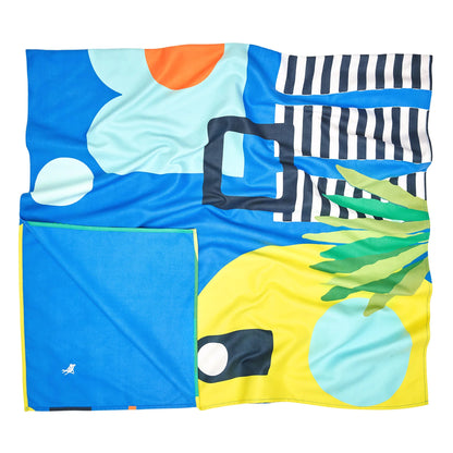 Chromatic Carnival Beach Towel