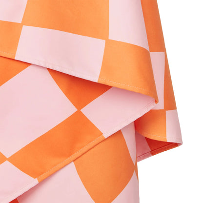 Groovy Check Beach Towel