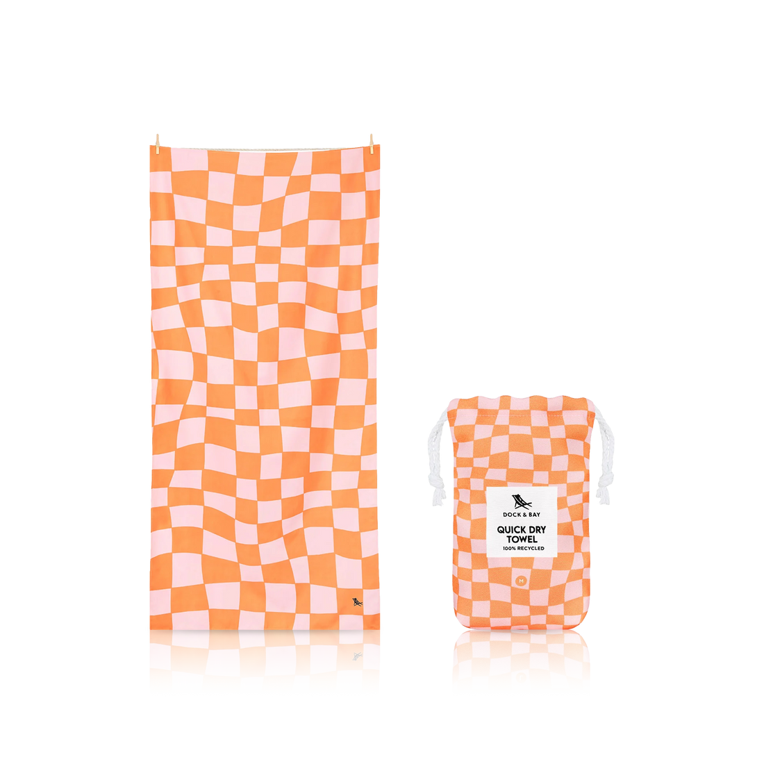 Groovy Check Poncho Towel