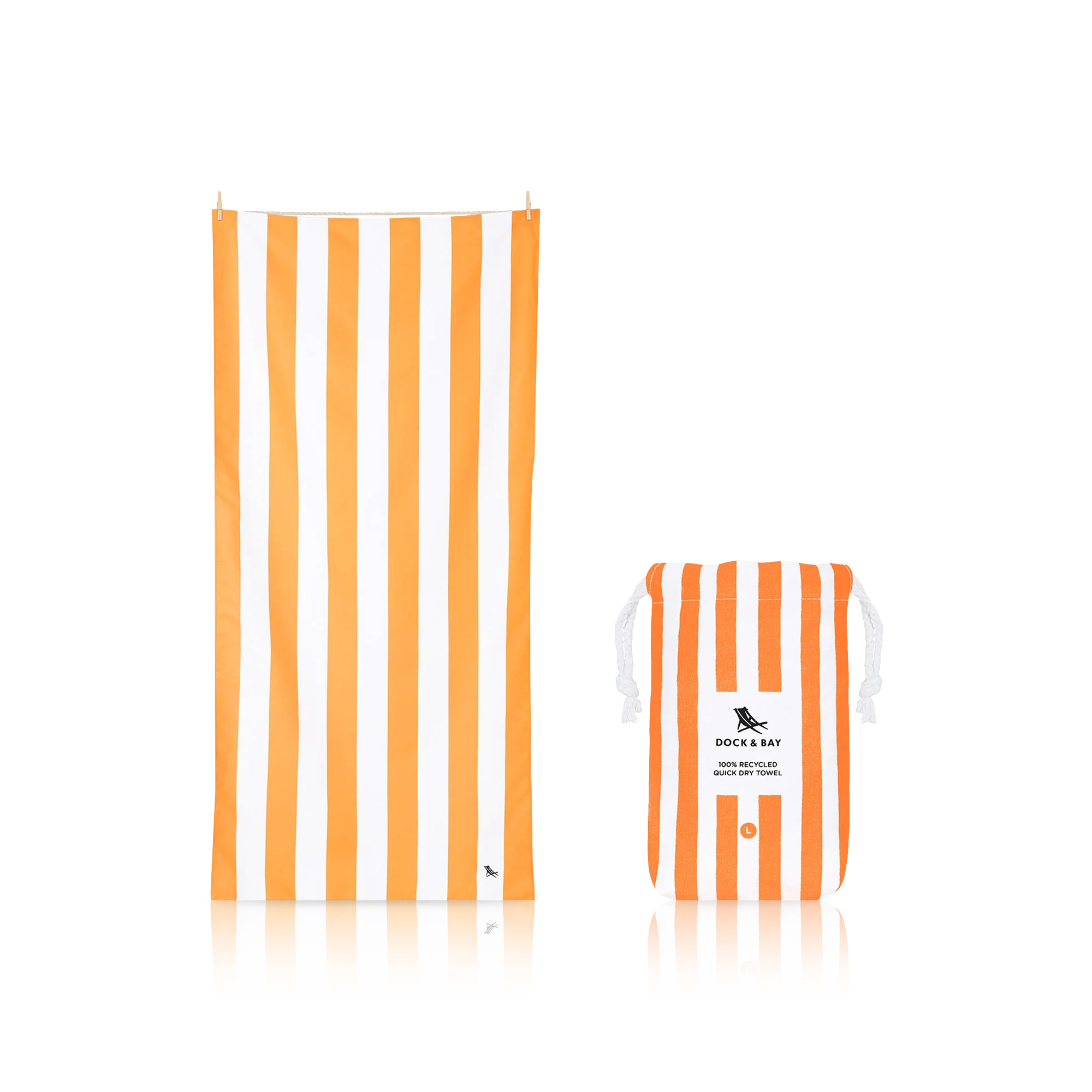 Ipanema Orange Beach Towel