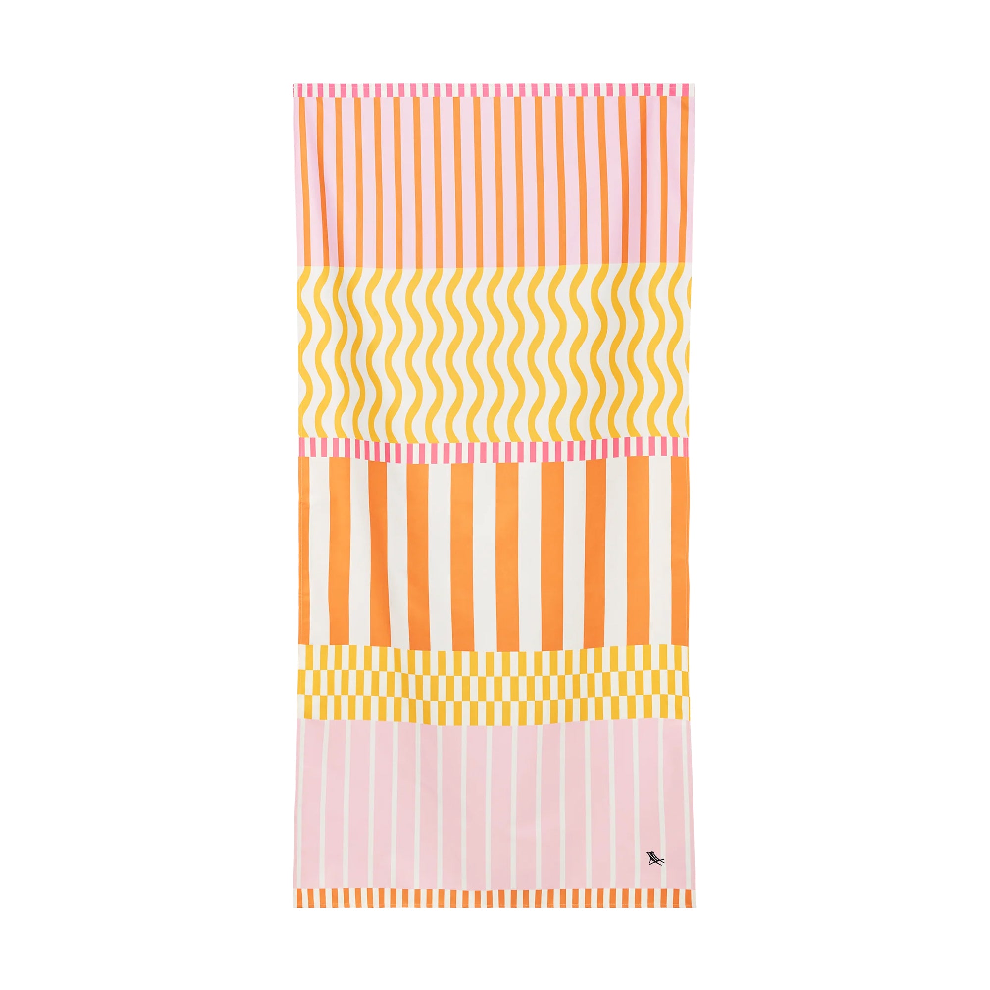 Lemonade Waves Beach Towel