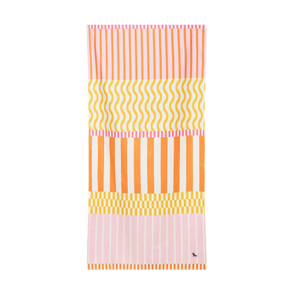 Lemonade Waves Beach Towel