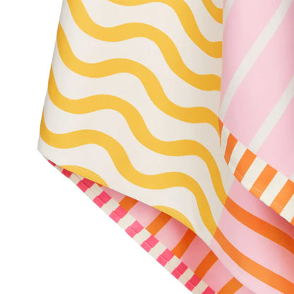 Lemonade Waves Beach Towel