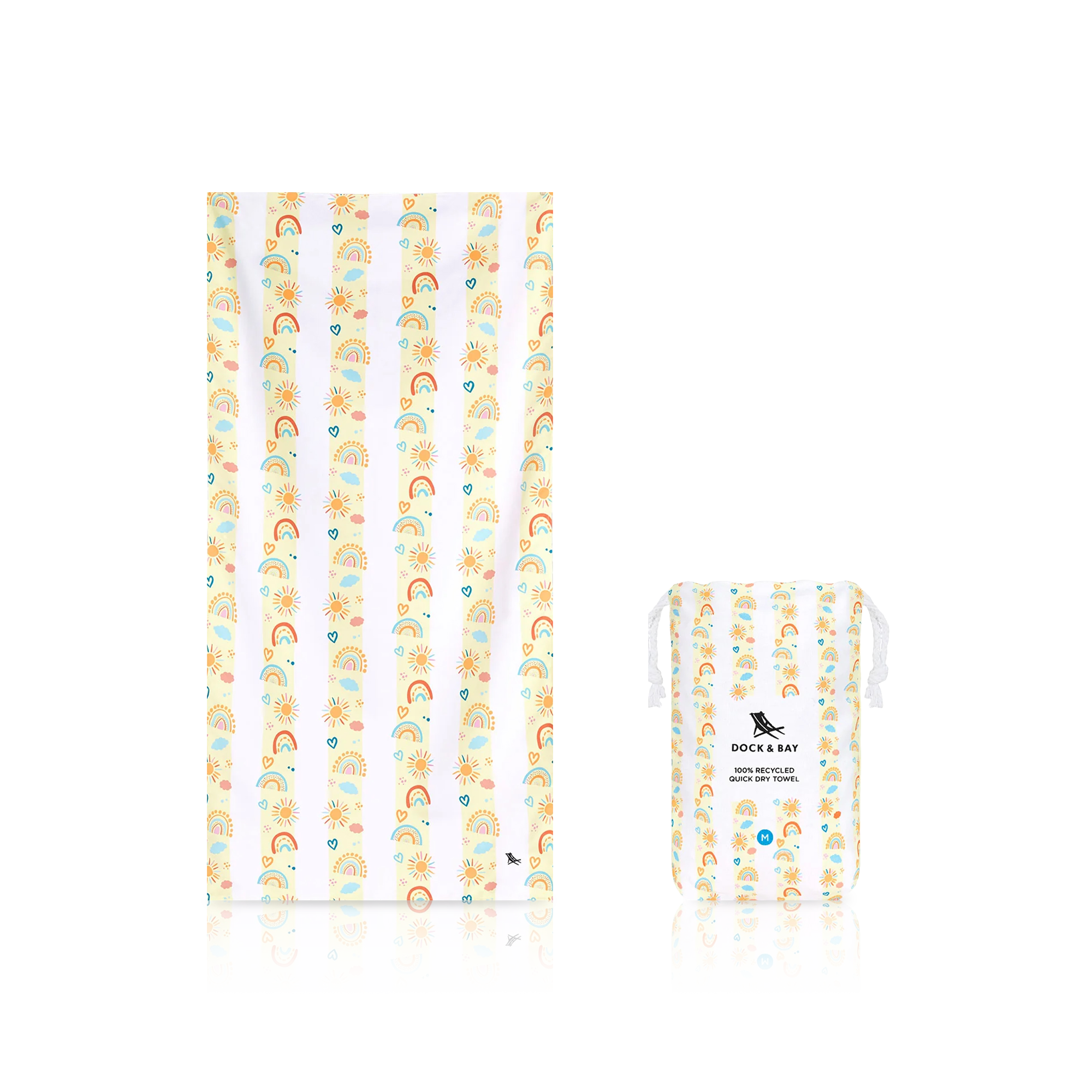 Rainbow Road Beach Towel
