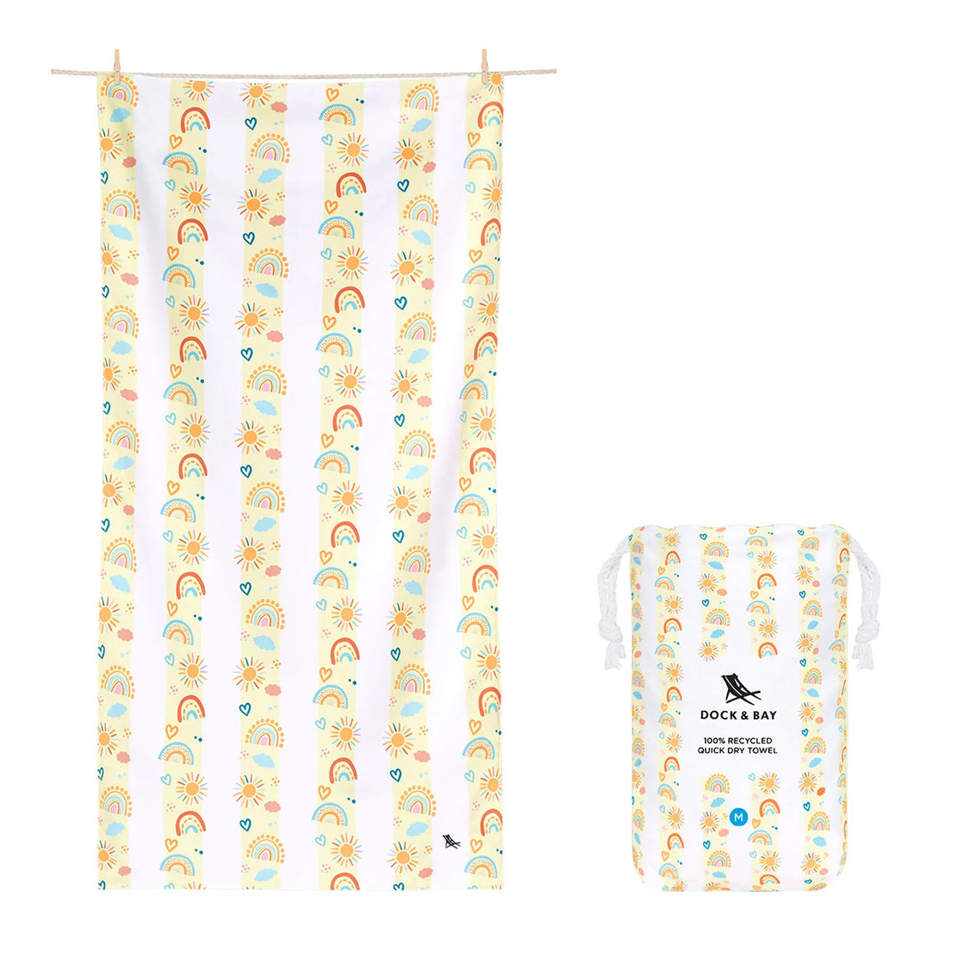 Rainbow Road Beach Towel