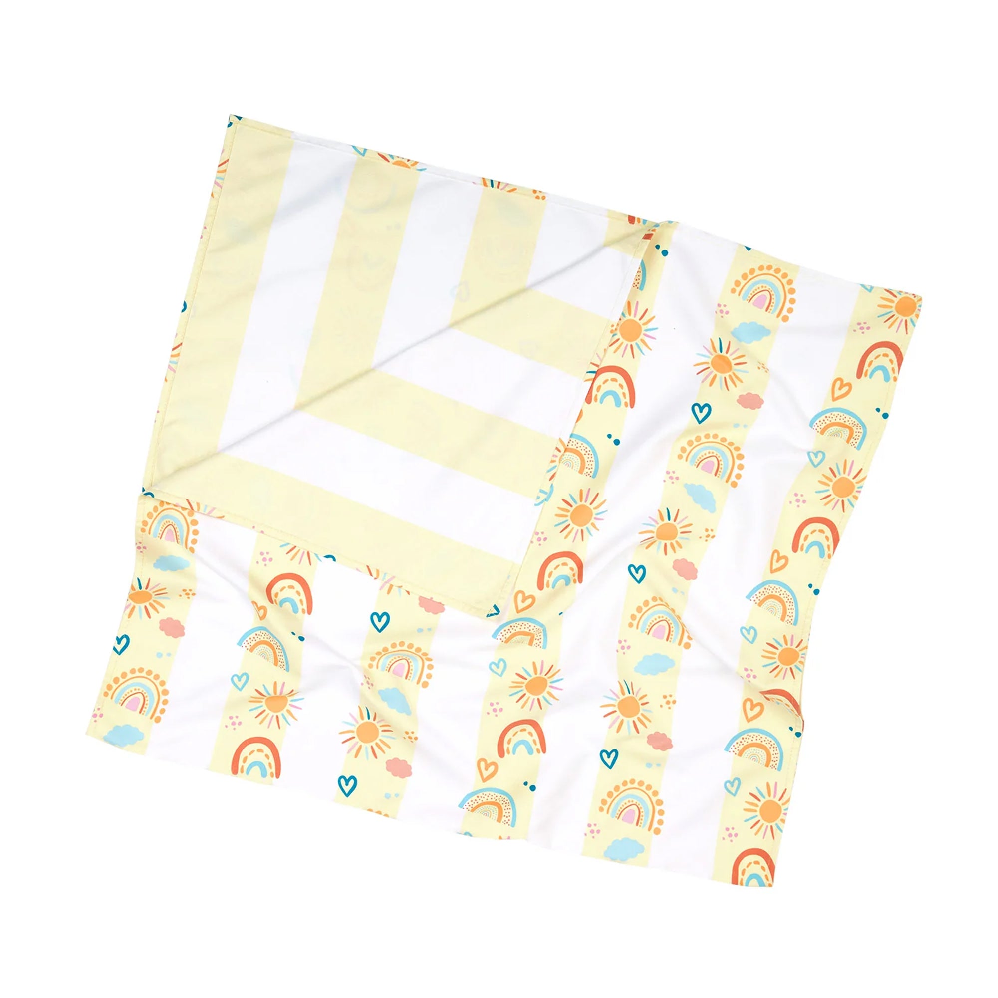 Rainbow Road Beach Towel