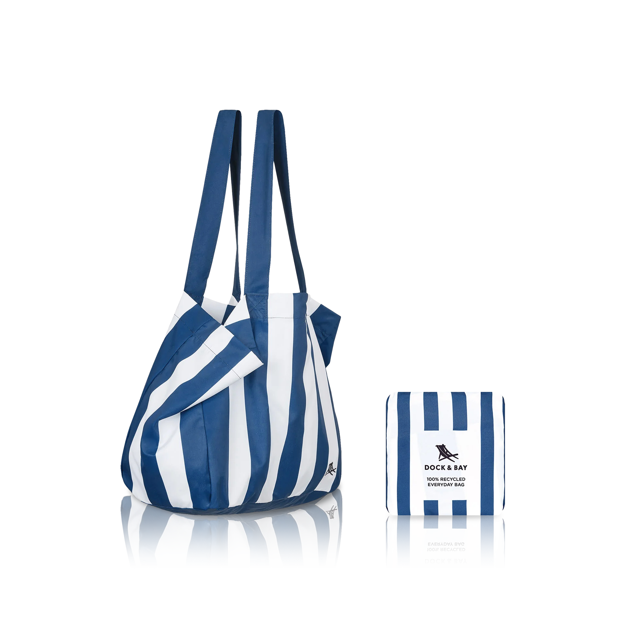 Whitsunday Blue Foldaway Tote Bag